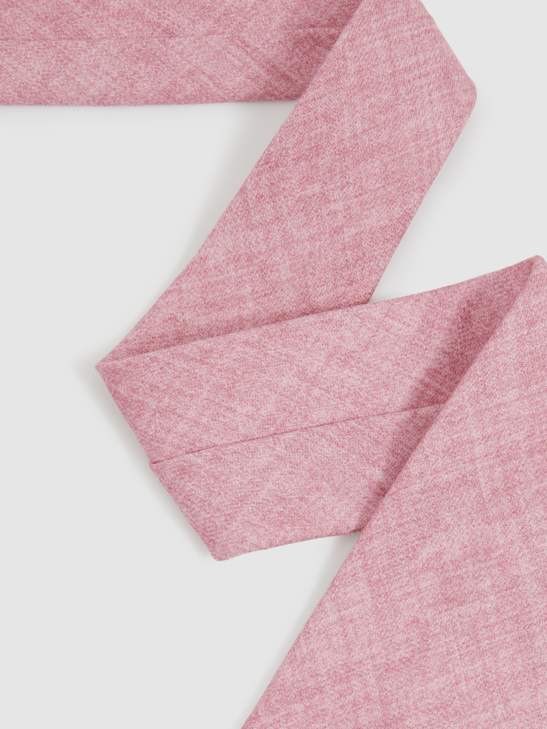 Melange Silk Tie in Soft Pink Melange - Image 2 of 4