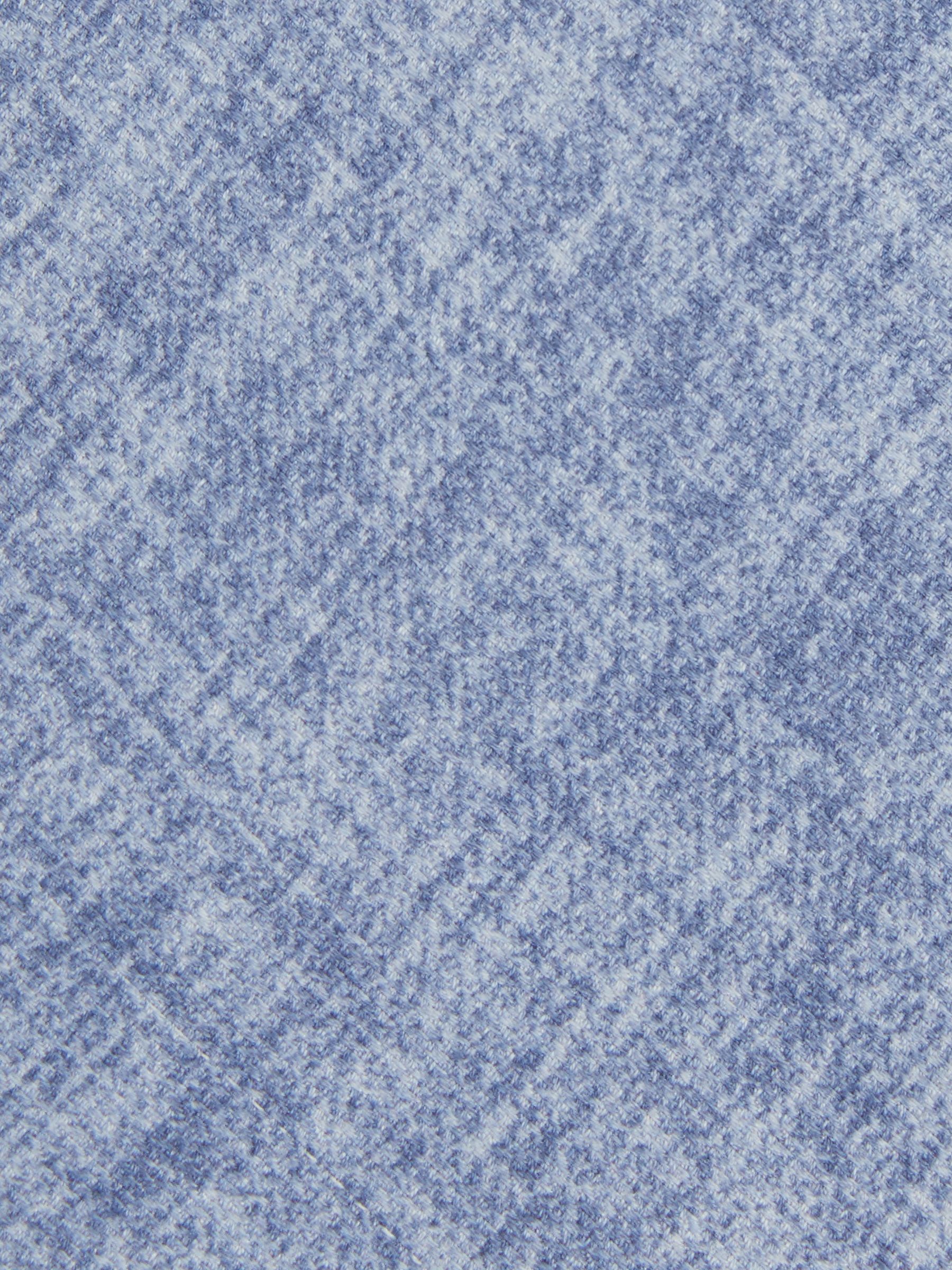 Melange Silk Tie in Soft Blue Melange - Image 5 of 5
