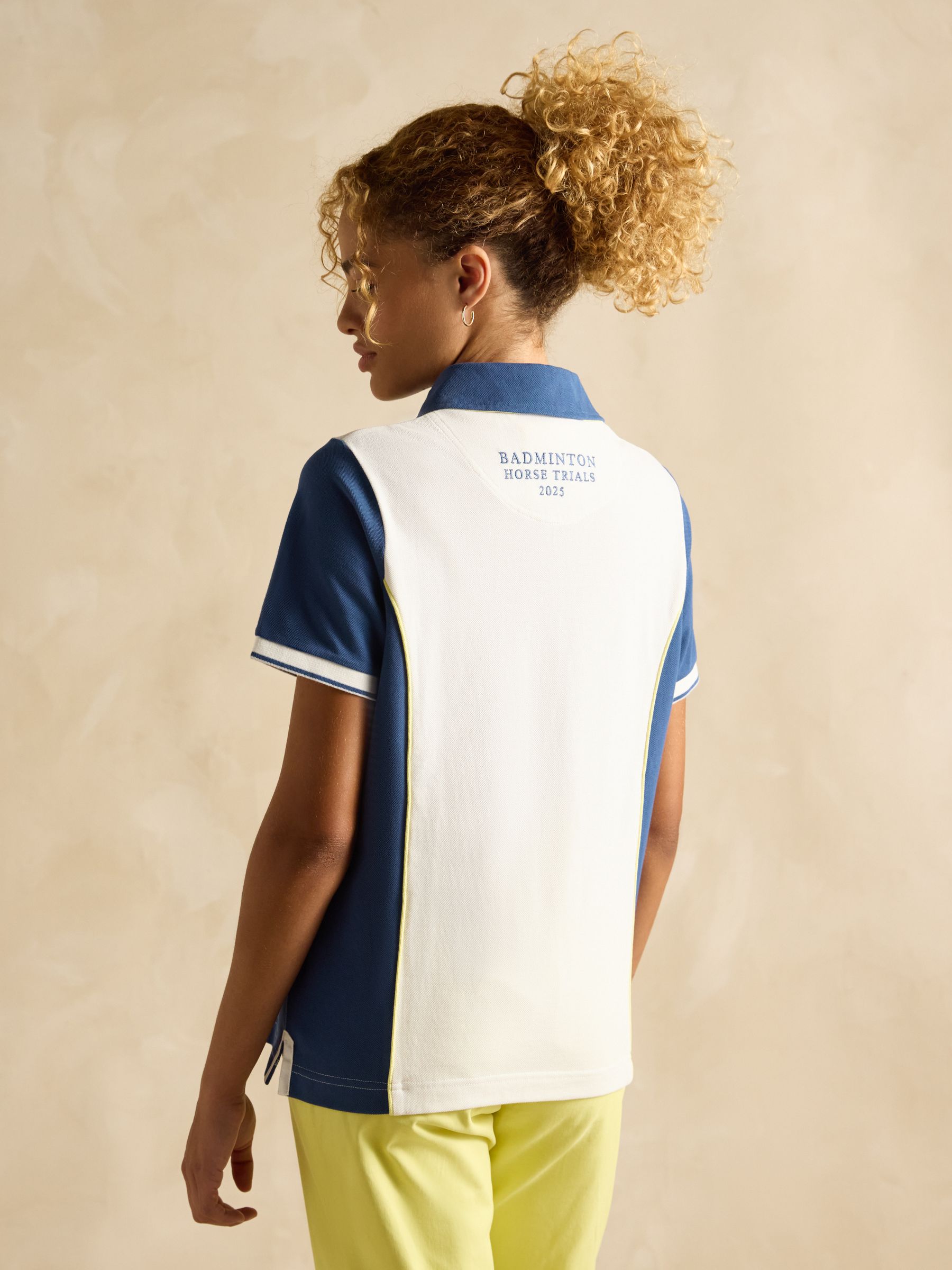 Official Badminton White Polo Shirt - Image 6 of 11