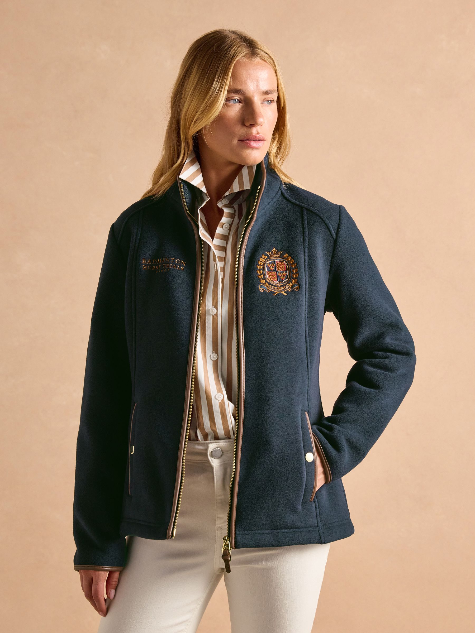 Official Badminton Navy Heritage  Fleece - Image 9 of 14