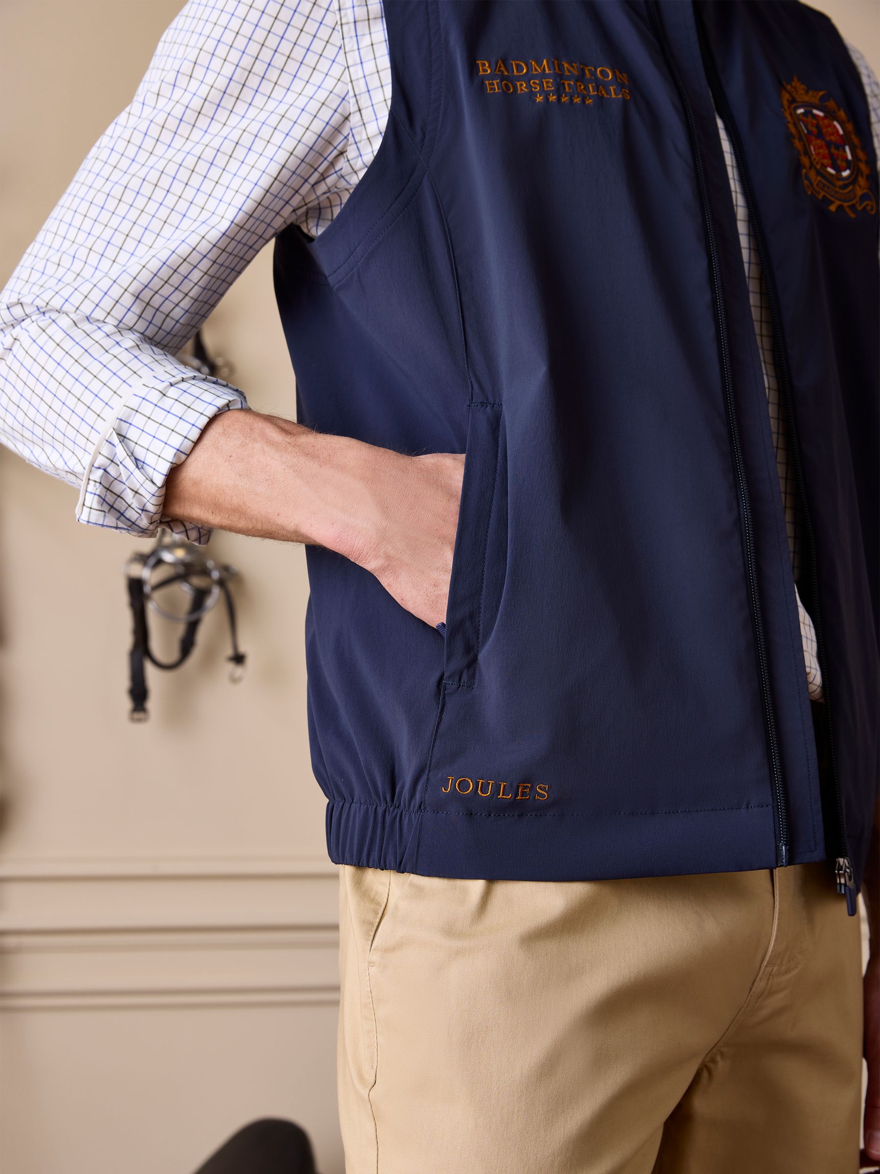 Official Badminton Navy Gilet - Image 3 of 12