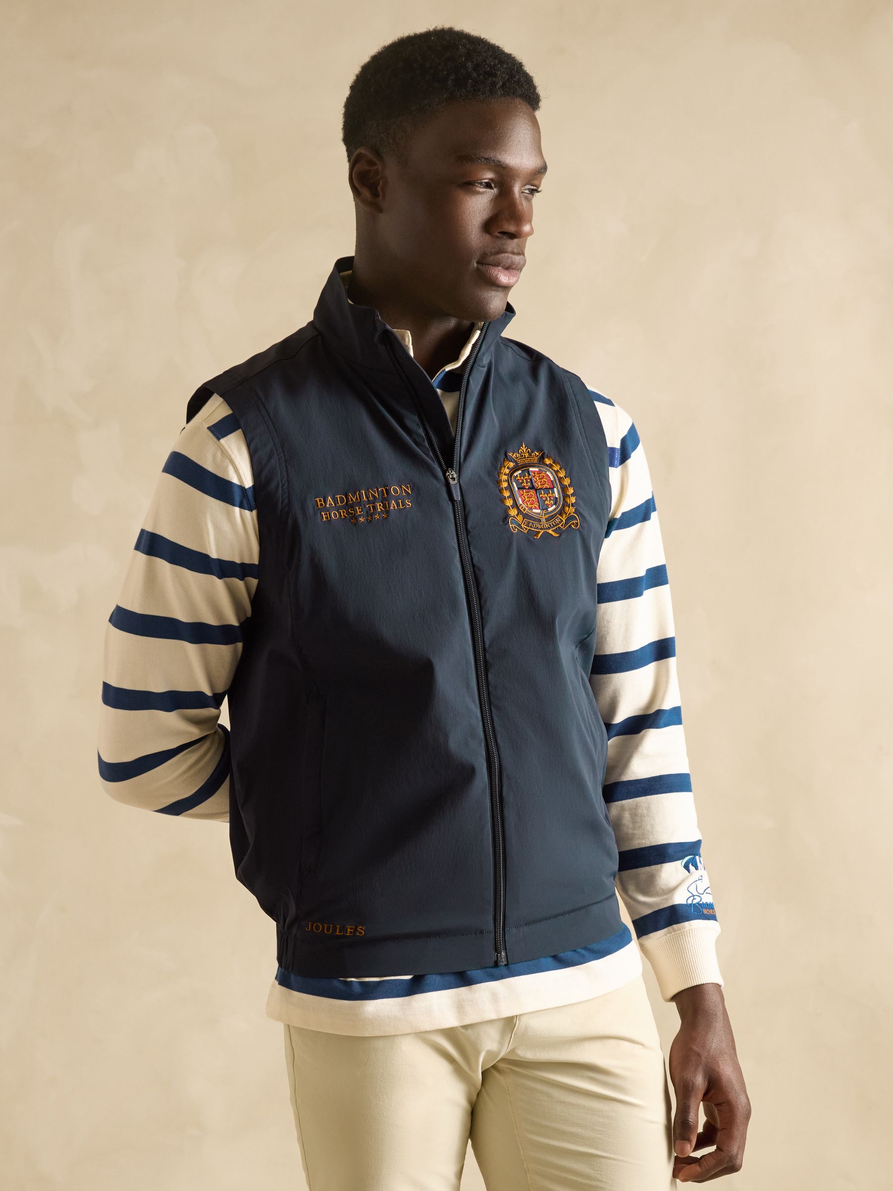 Official Badminton Navy Gilet - Image 5 of 12