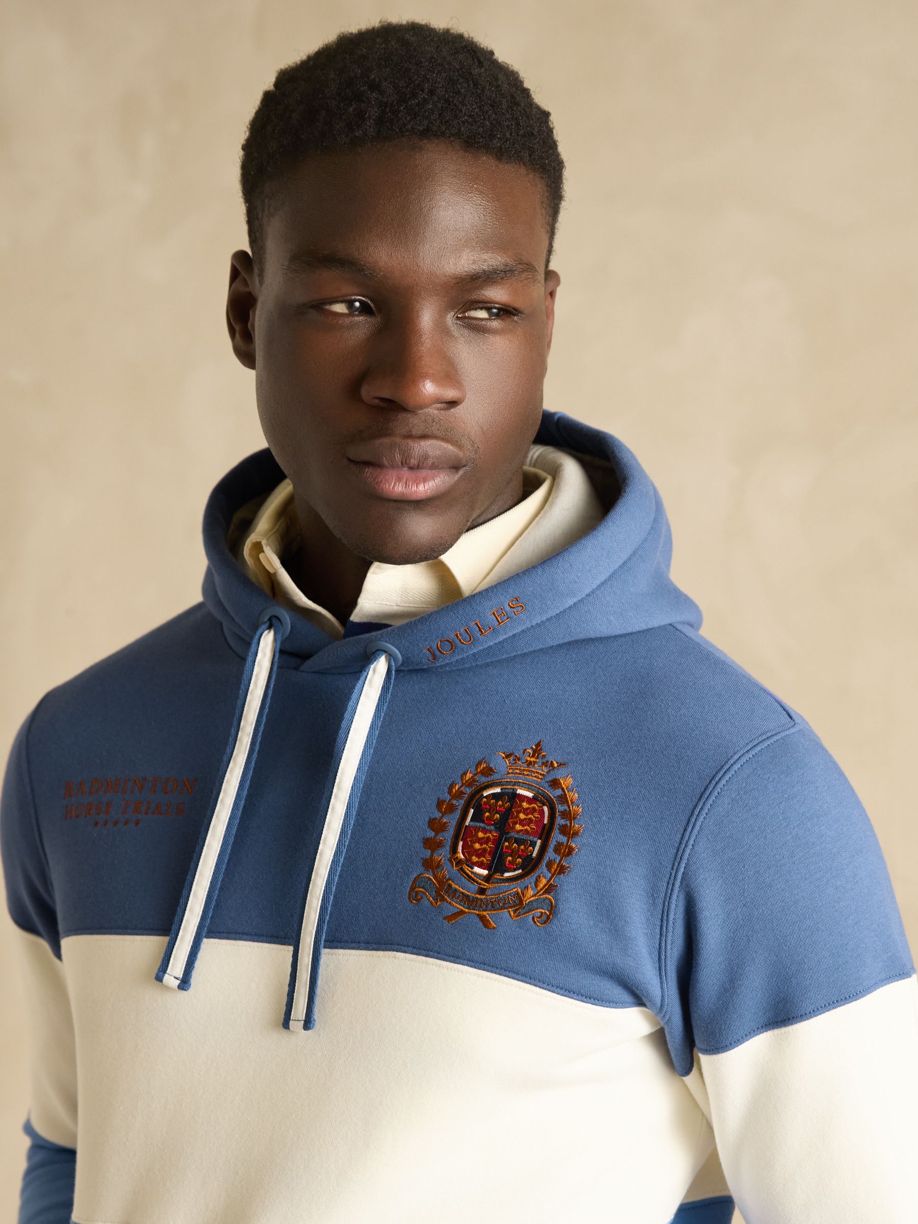 Official Badminton Blue Colourblock Hoodie - Image 10 of 18
