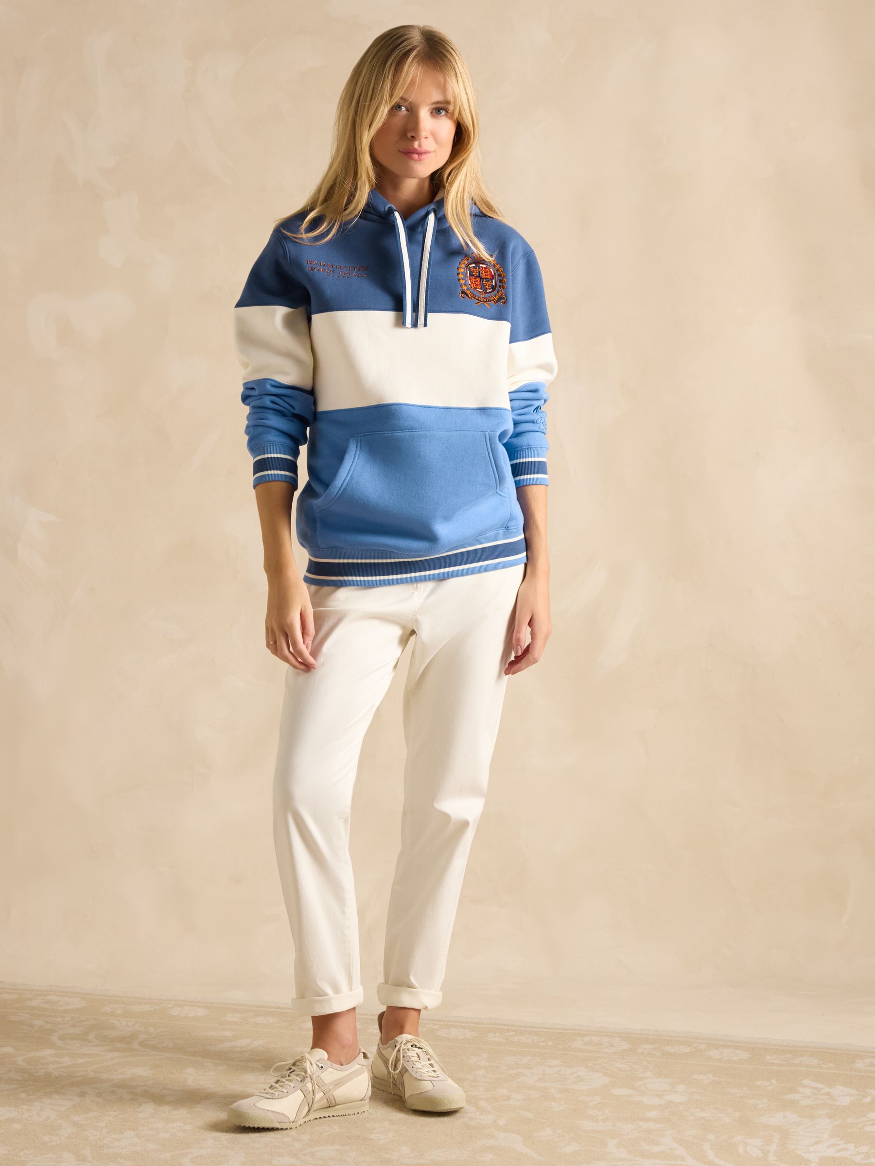 Official Badminton Blue Colourblock Hoodie - Image 11 of 18