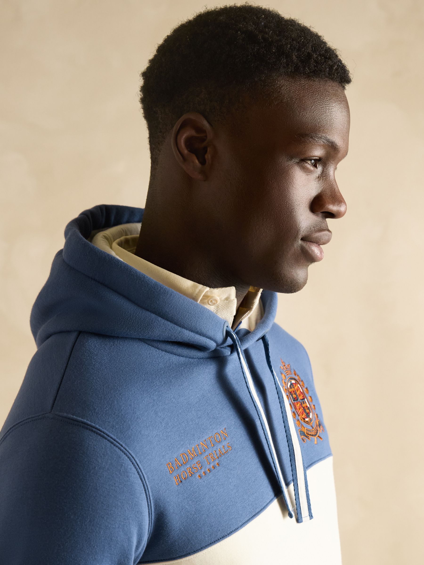 Official Badminton Blue Colourblock Hoodie - Image 16 of 18