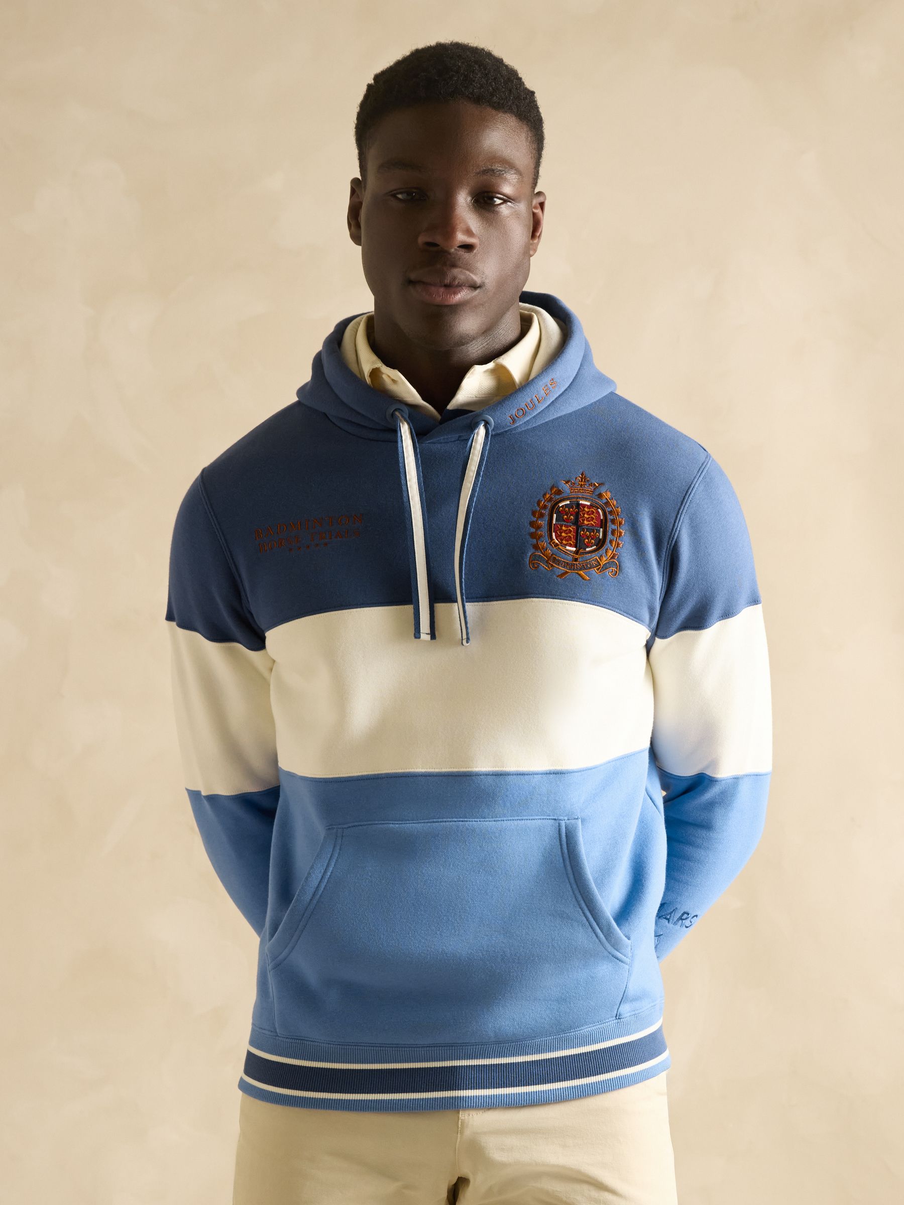 Official Badminton Blue Colourblock Hoodie - Image 6 of 18