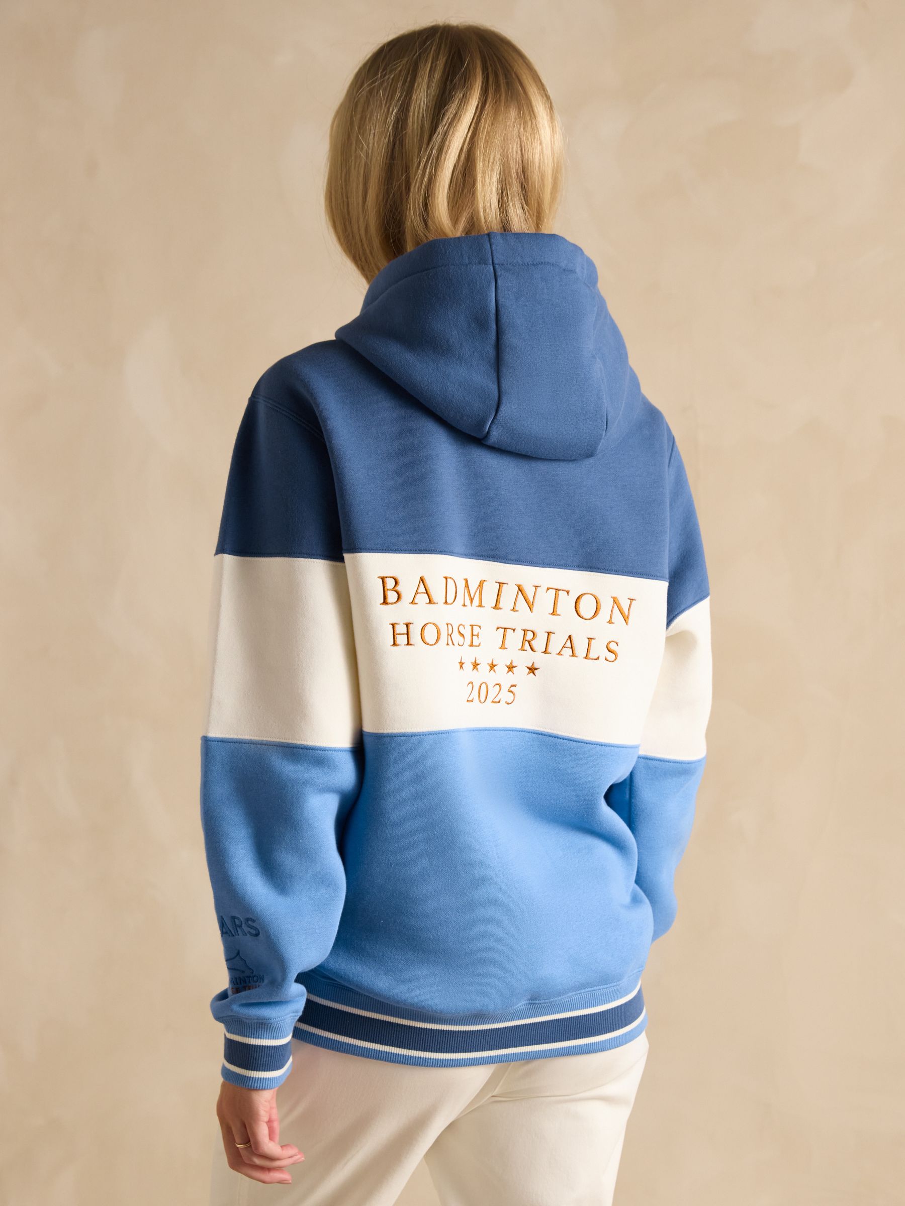 Official Badminton Blue Colourblock Hoodie - Image 9 of 18
