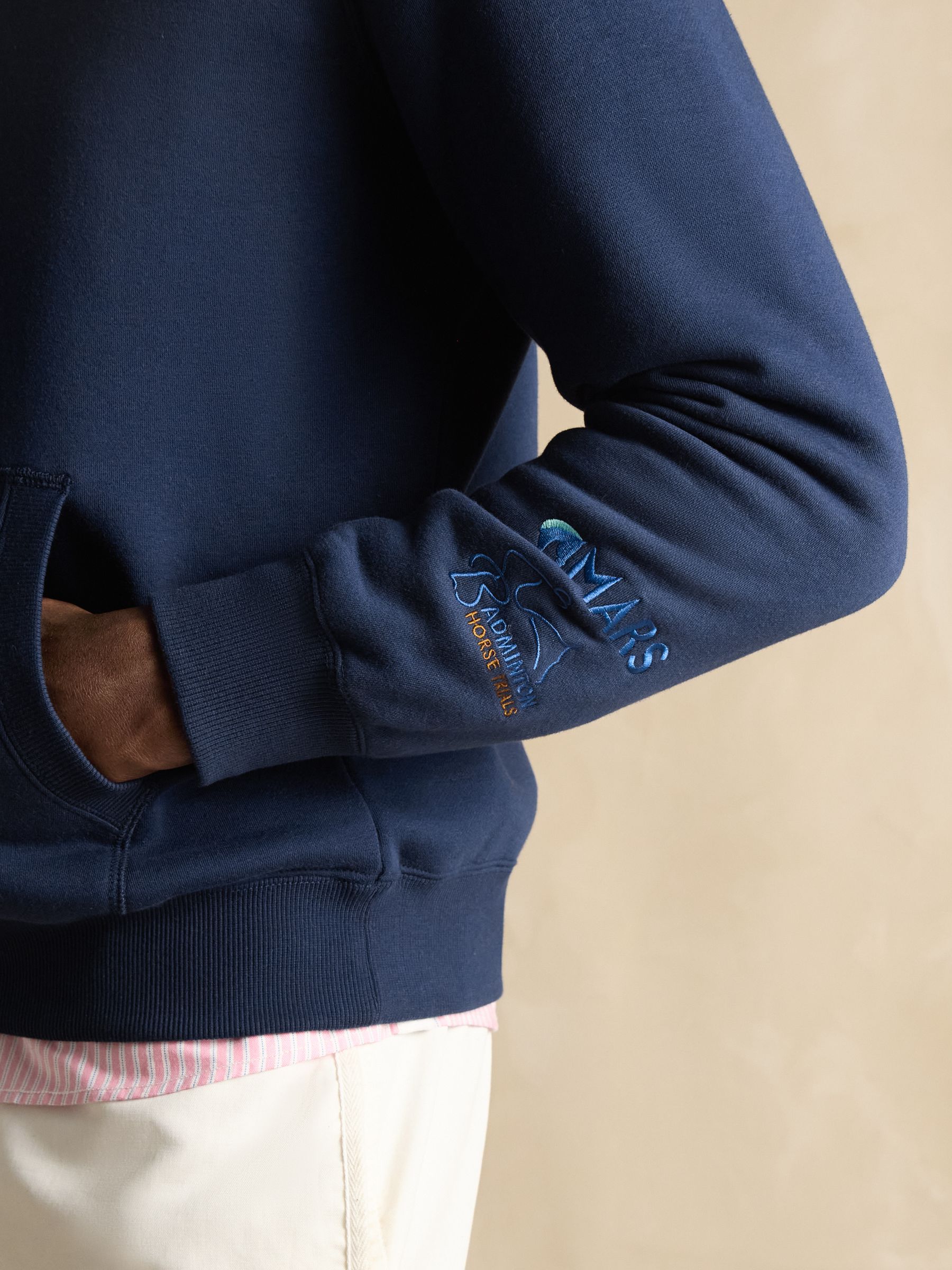 Official Badminton Navy Quarter Zip Sweatshirt - Image 8 of 11