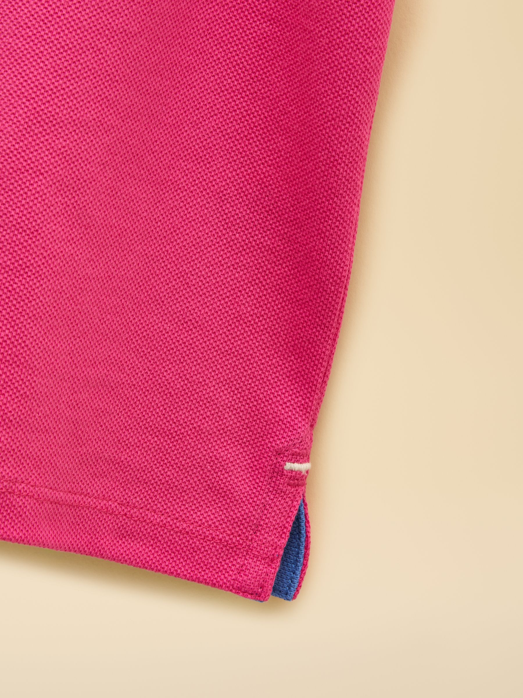 Boys' Woody Bright Pink Cotton Pique Polo Shirt - Image 5 of 6