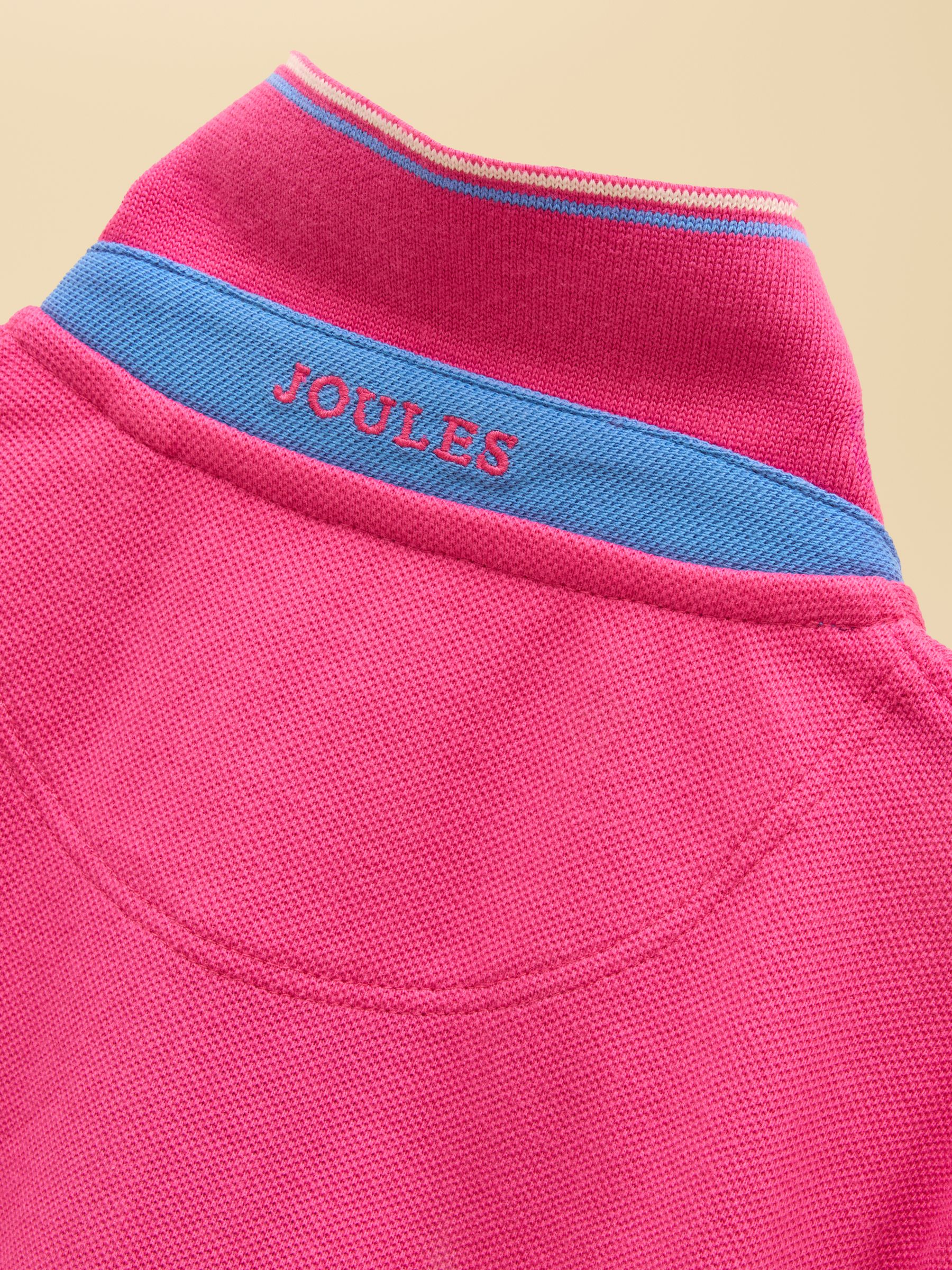 Boys' Woody Bright Pink Cotton Pique Polo Shirt - Image 6 of 6
