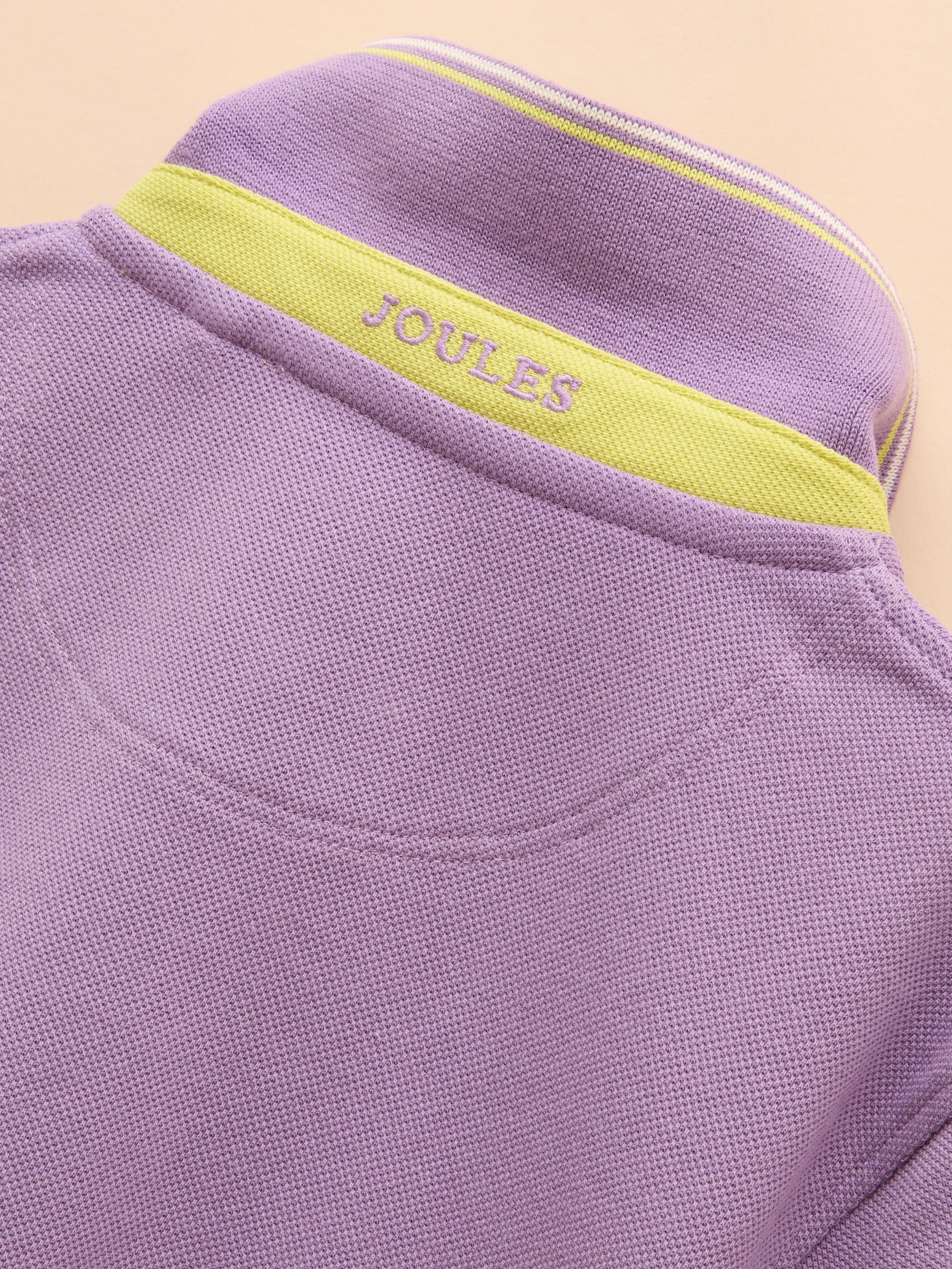 Woody Purple Cotton Pique Polo Shirt - Image 5 of 7