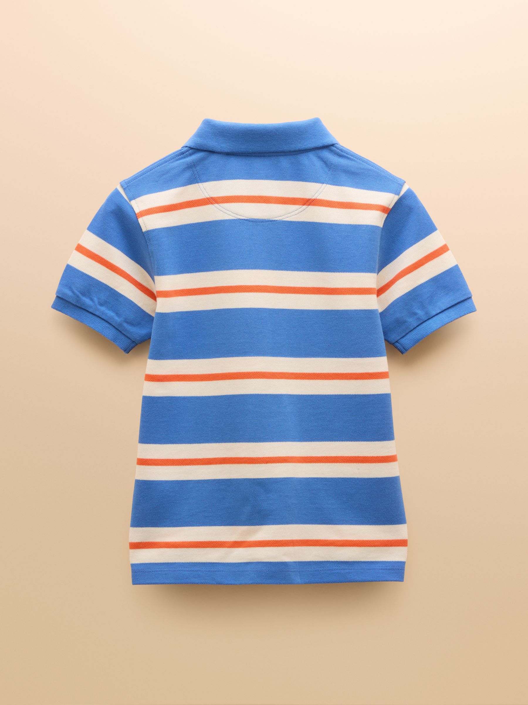 Boys' Woody Blue Striped Polo Shirt - Image 5 of 7