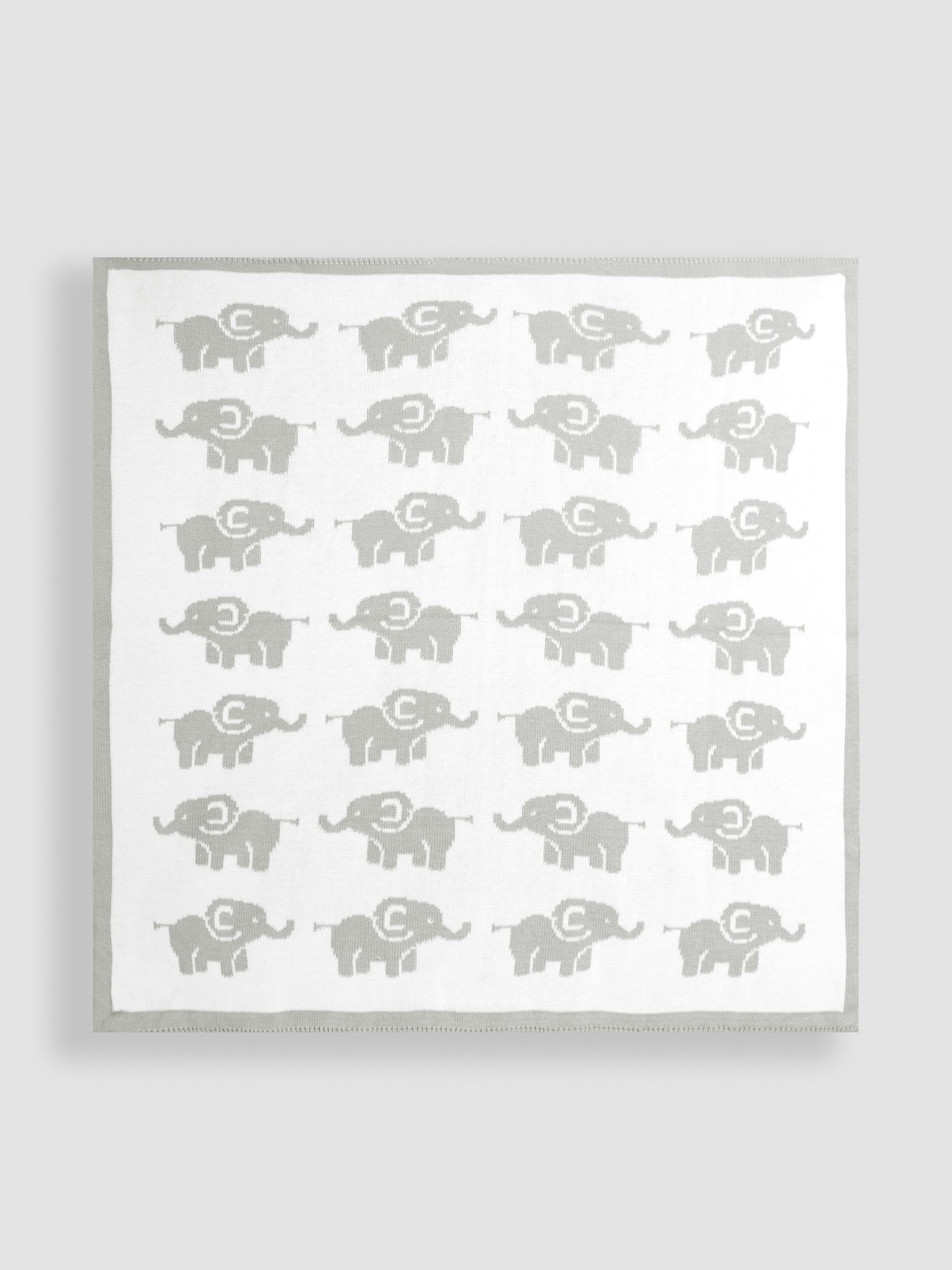 Grey Elephant Knitted Shawl - Image 1 of 5