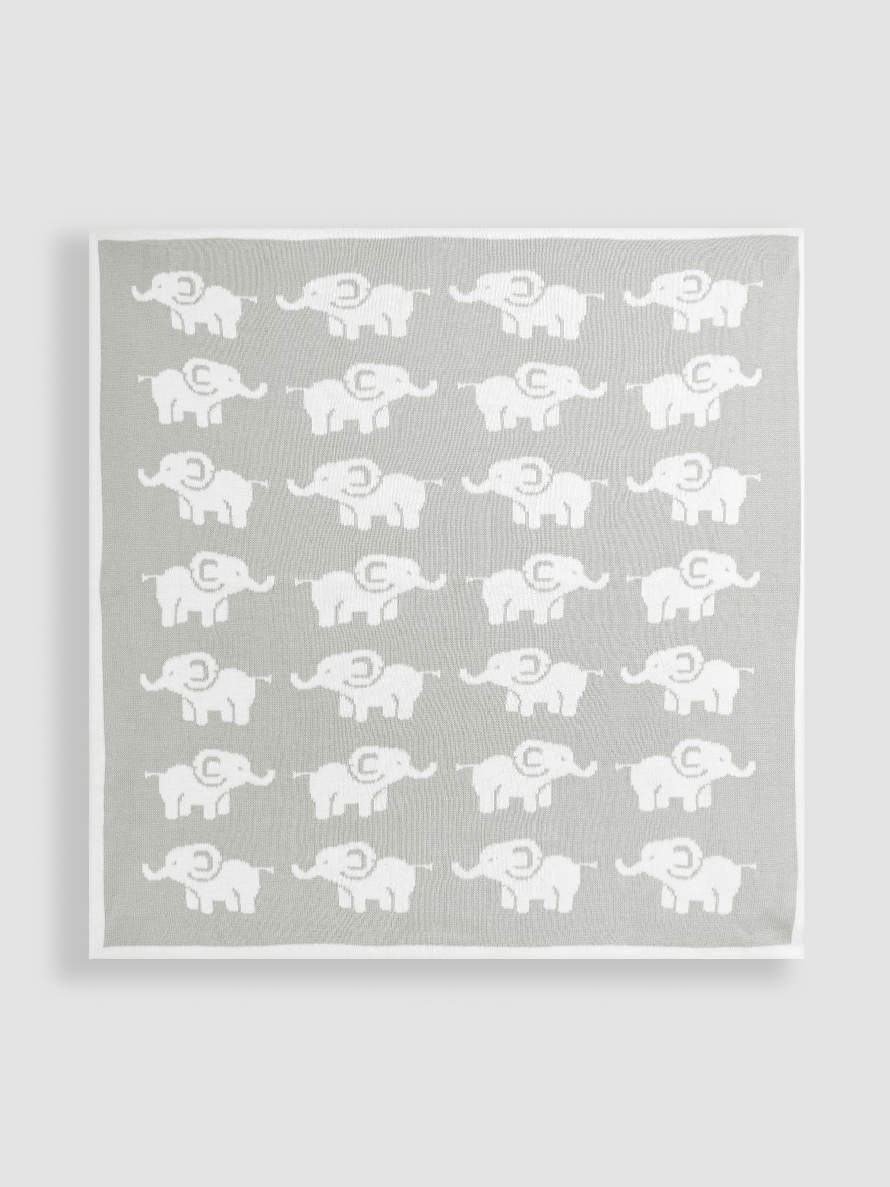 Grey Elephant Knitted Shawl - Image 2 of 5