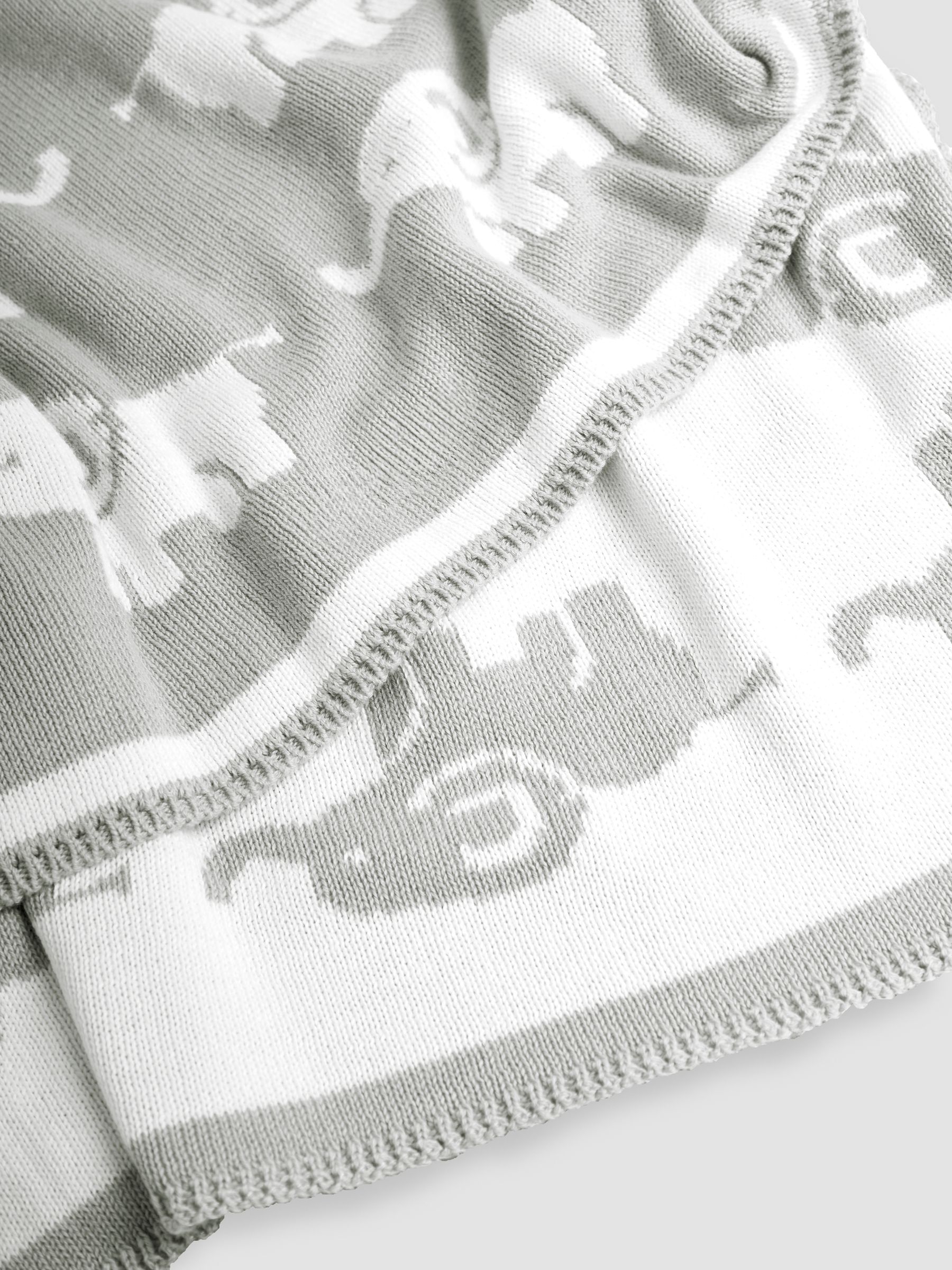 Grey Elephant Knitted Shawl - Image 5 of 5