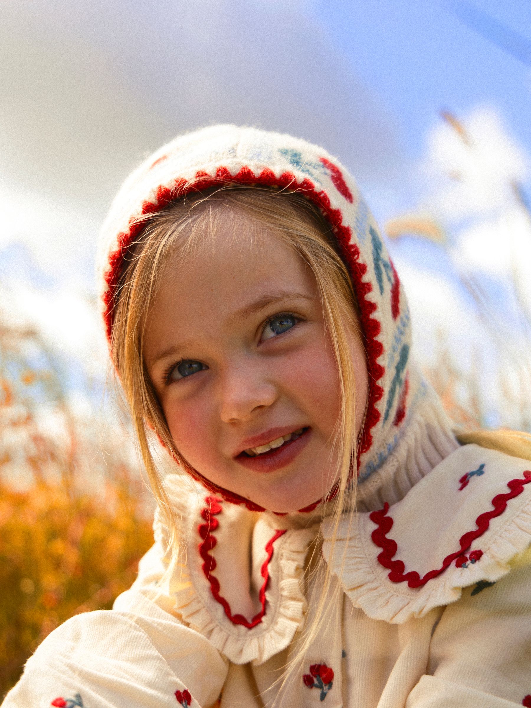 Pink Cherry Balaclava Hat - Image 1 of 5 Pink Cherry Balaclava Hat - Image 1 of 5