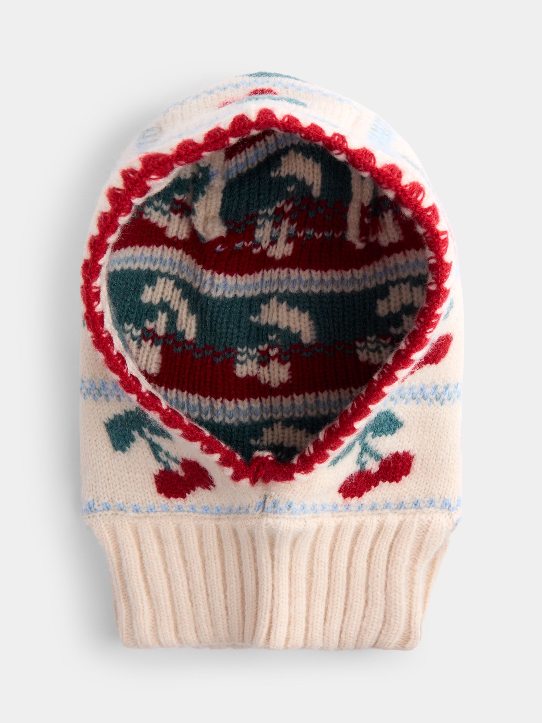 Pink Cherry Balaclava Hat - Image 2 of 5