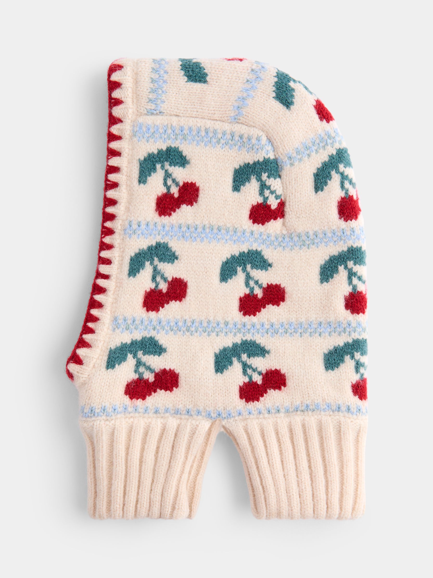 Pink Cherry Balaclava Hat - Image 3 of 5