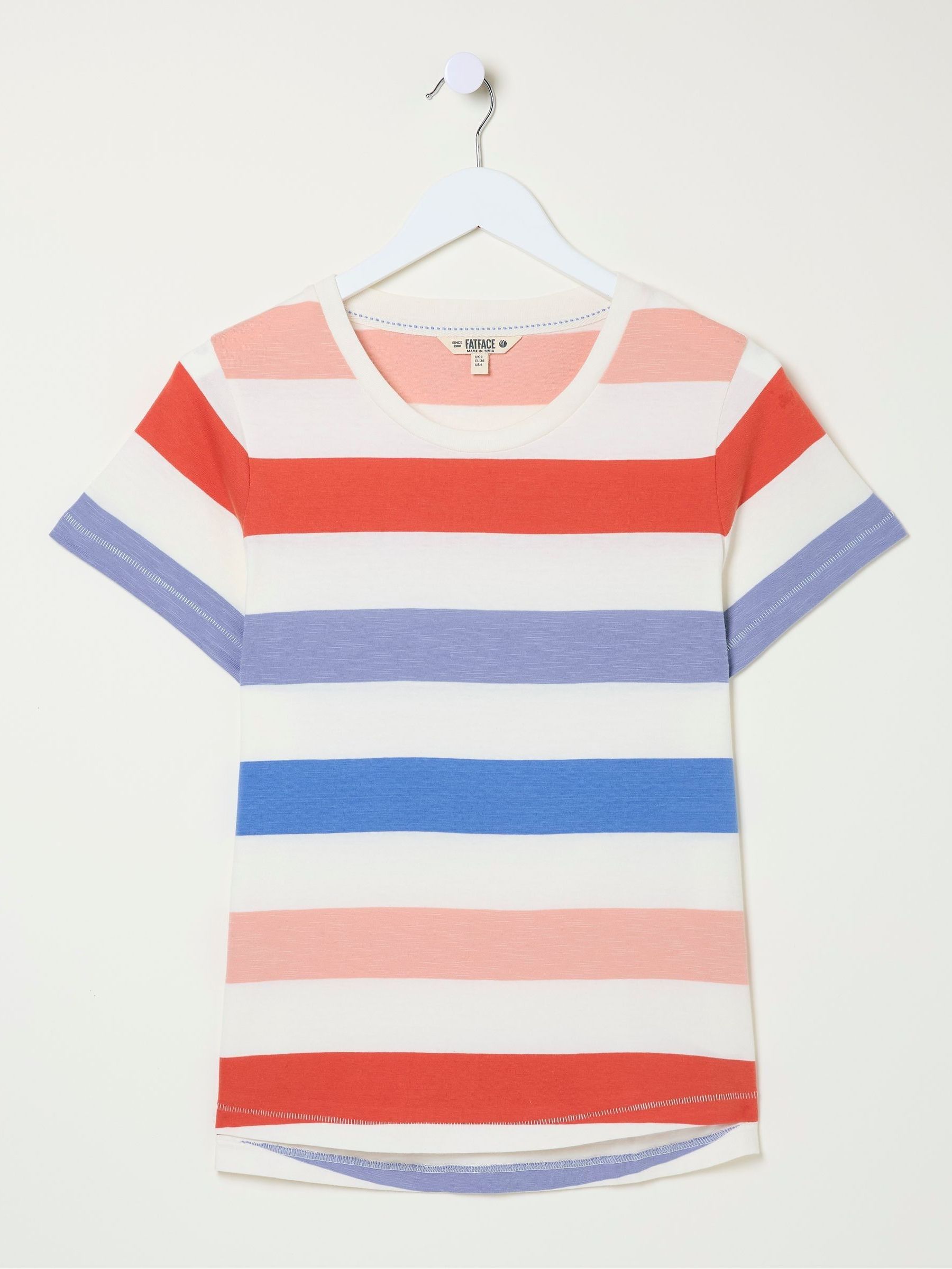 Natalie Blue Stripe T-Shirt - Image 5 of 5 Natalie Blue Stripe T-Shirt - Image 5 of 5