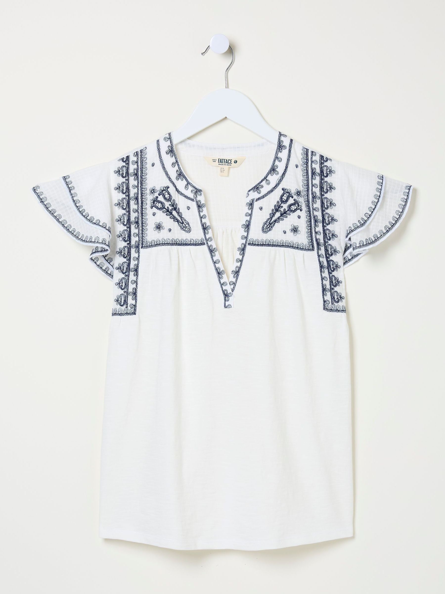 Mabel Cream Embroidered Top - Image 5 of 5