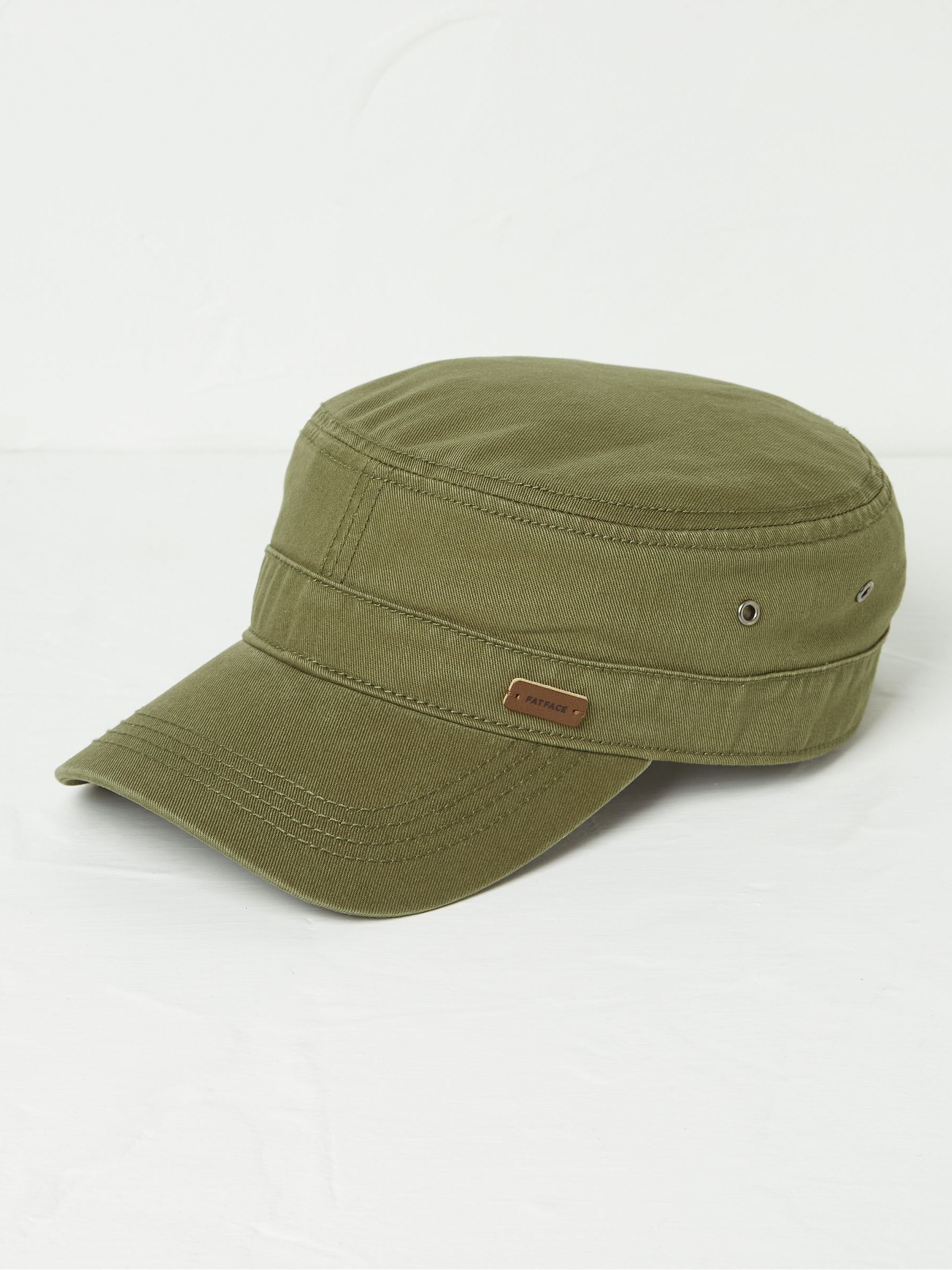 Khaki Train Driver 100% Cotton Hat FatFace
