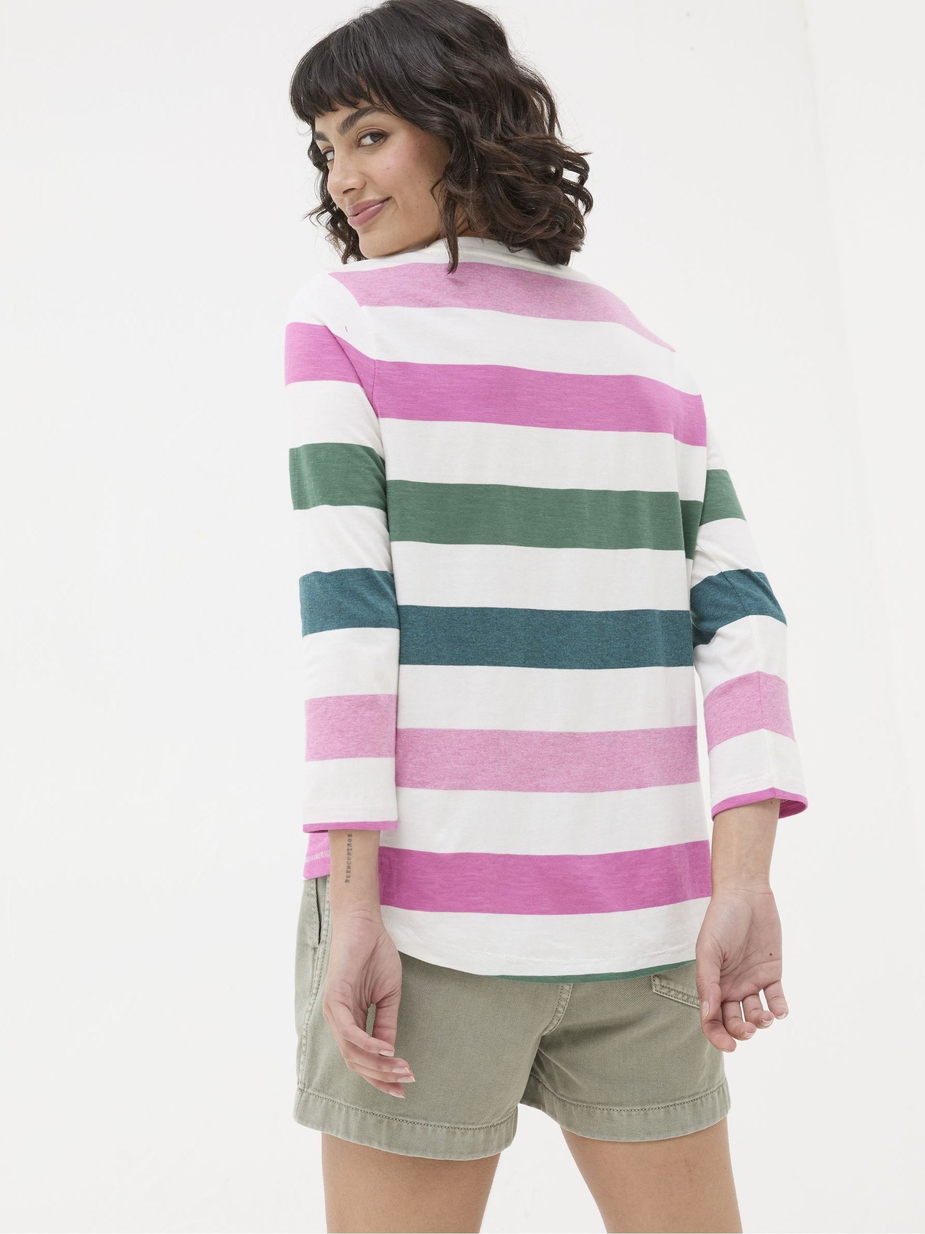 Natalie Pink 3/4 T-Shirt - Image 2 of 6