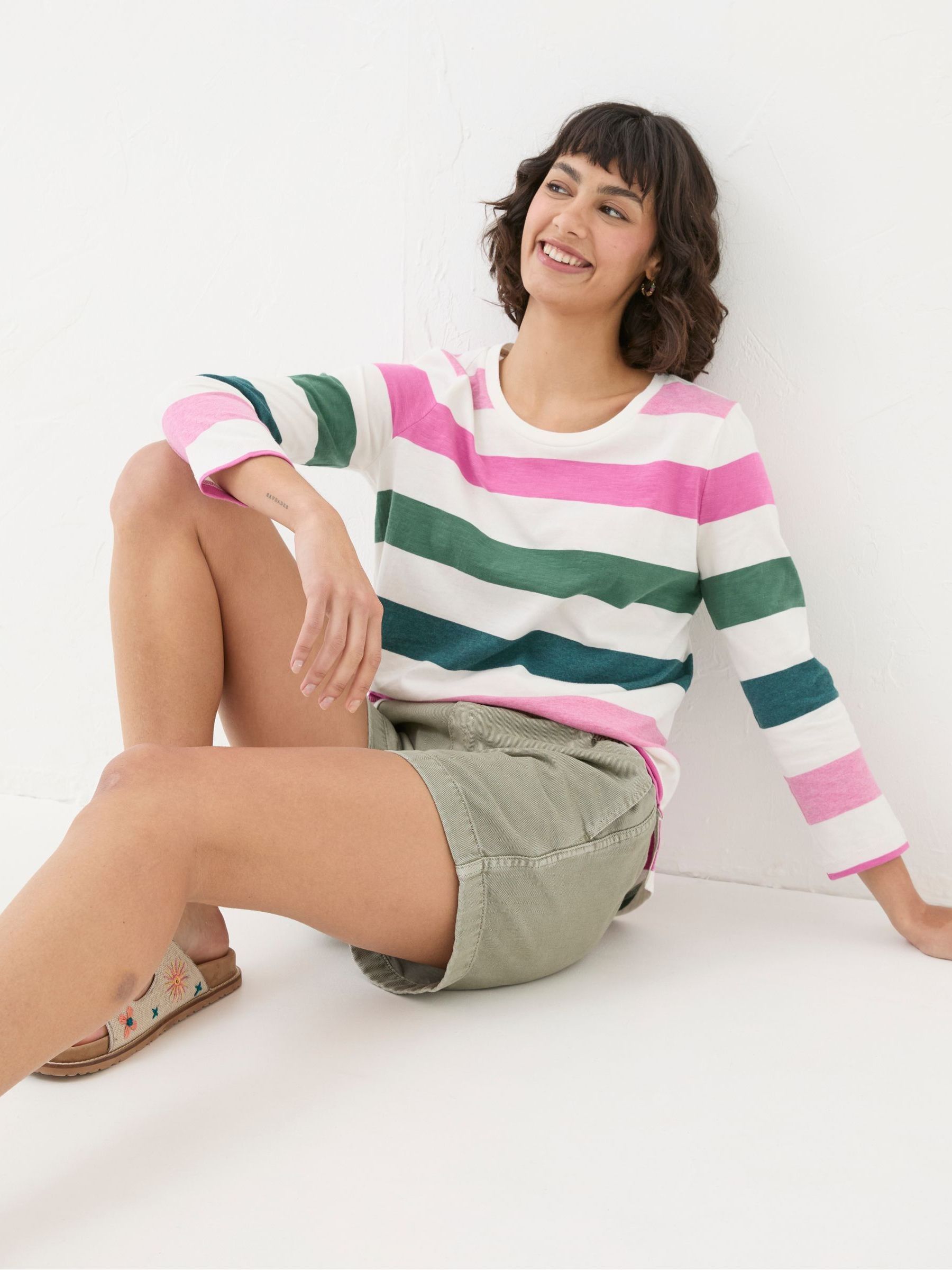 Natalie Pink 3/4 T-Shirt - Image 3 of 6