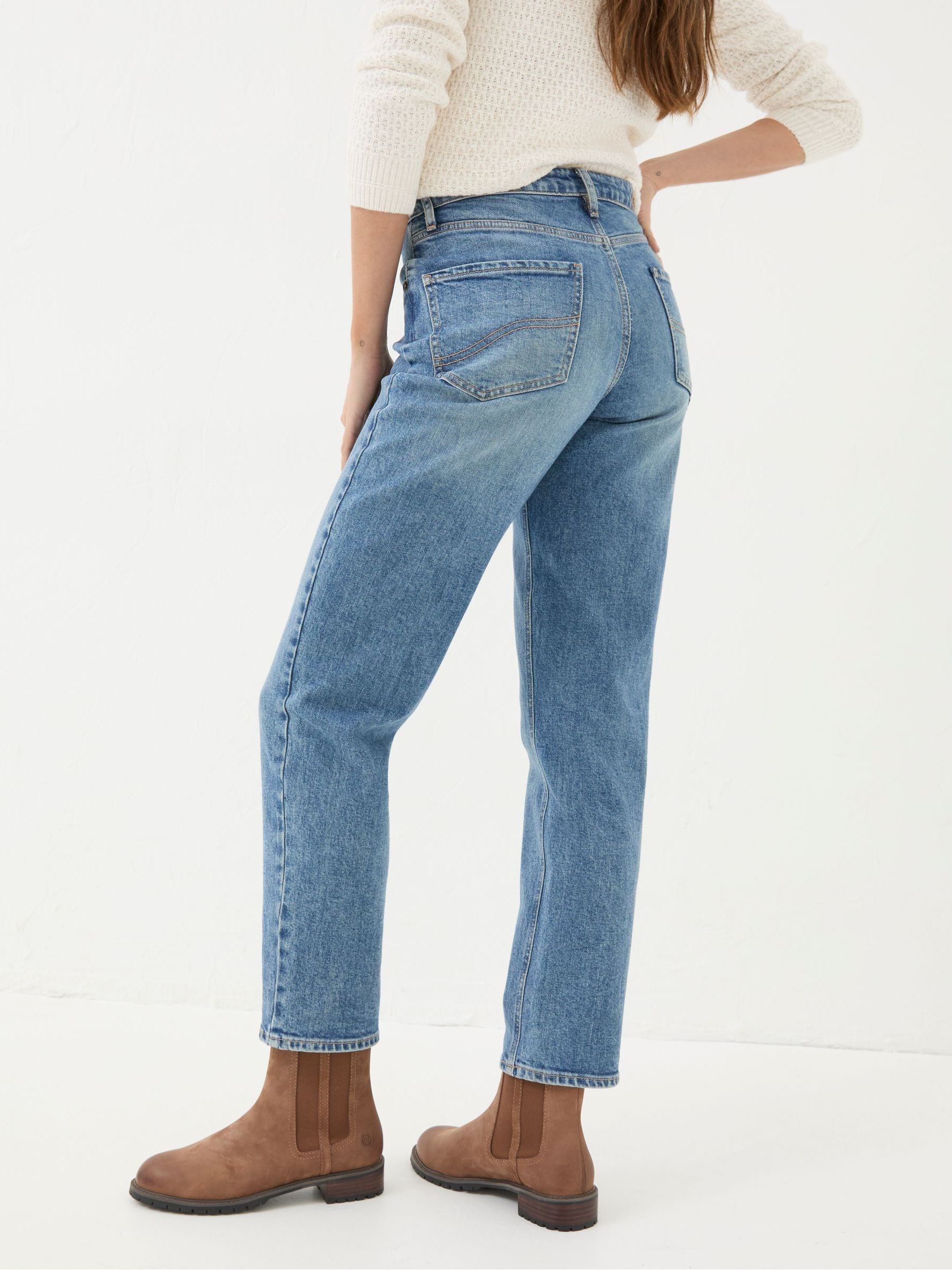 Ludlow Blue Denim Boyfriend Jeans - Image 2 of 7