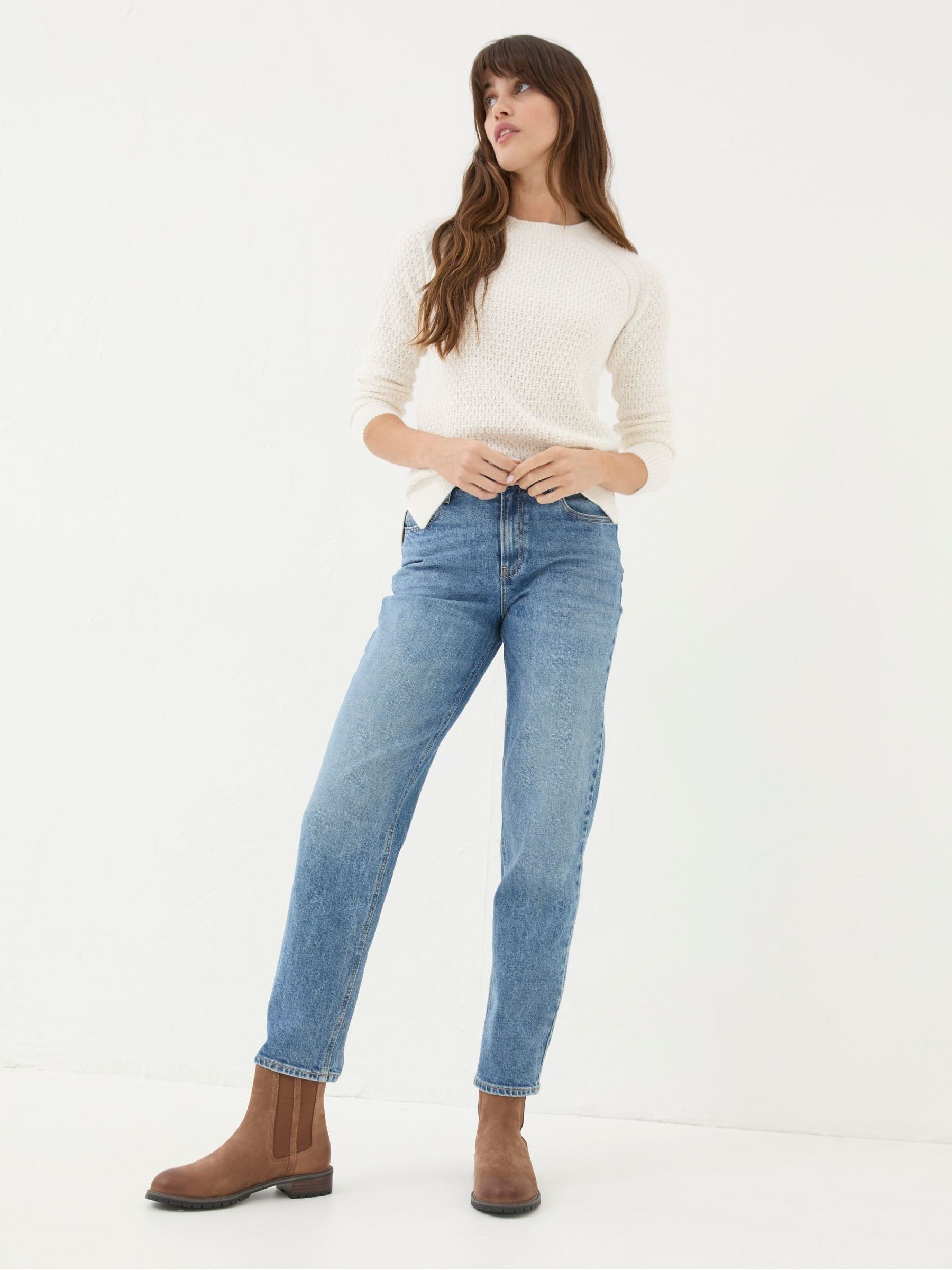 Ludlow Blue Denim Boyfriend Jeans - Image 3 of 7
