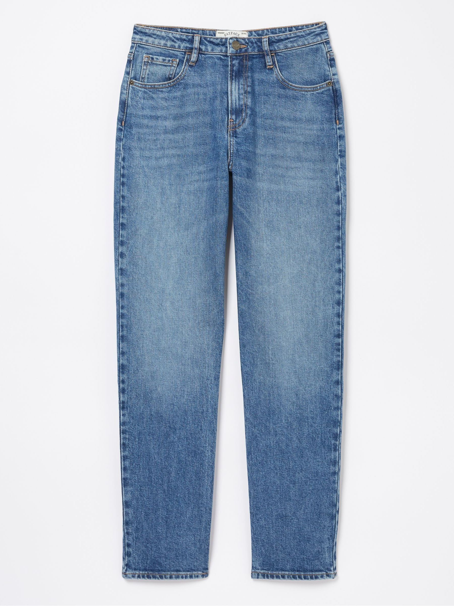 Ludlow Blue Denim Boyfriend Jeans - Image 7 of 7