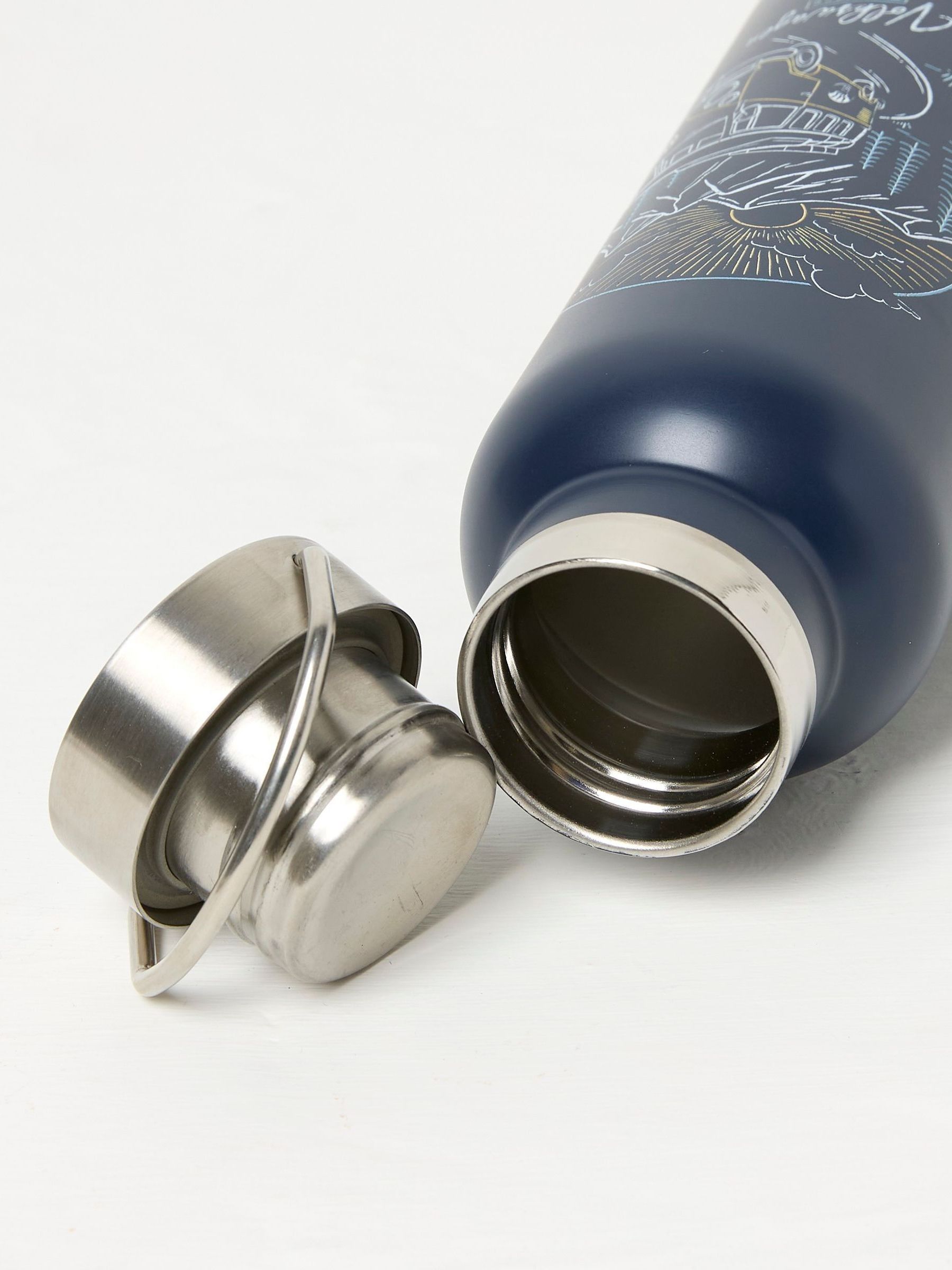 VW Blue Camper Water Bottle - Image 2 of 2