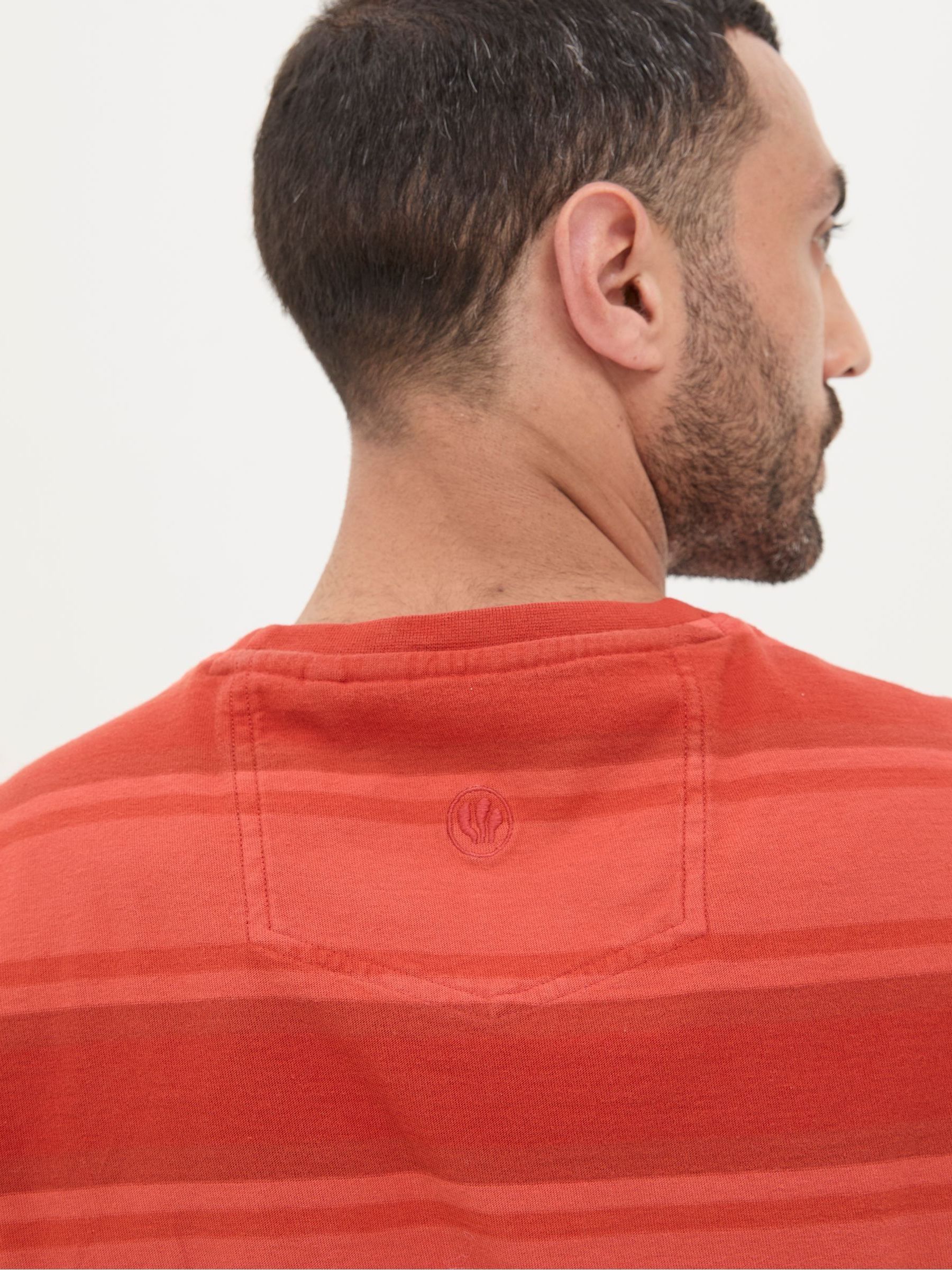 Felton Red Stripe T-Shirt - Image 5 of 6