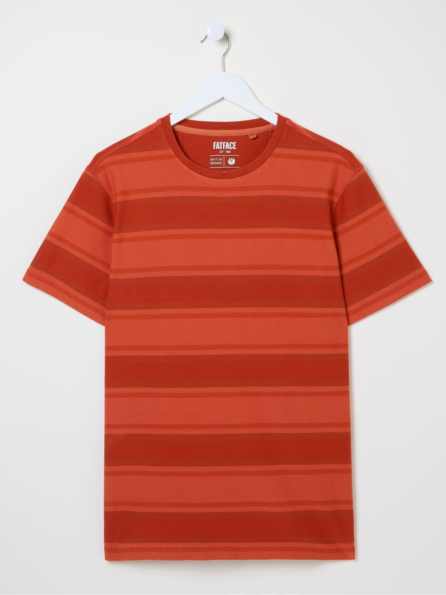 Felton Red Stripe T-Shirt - Image 6 of 6