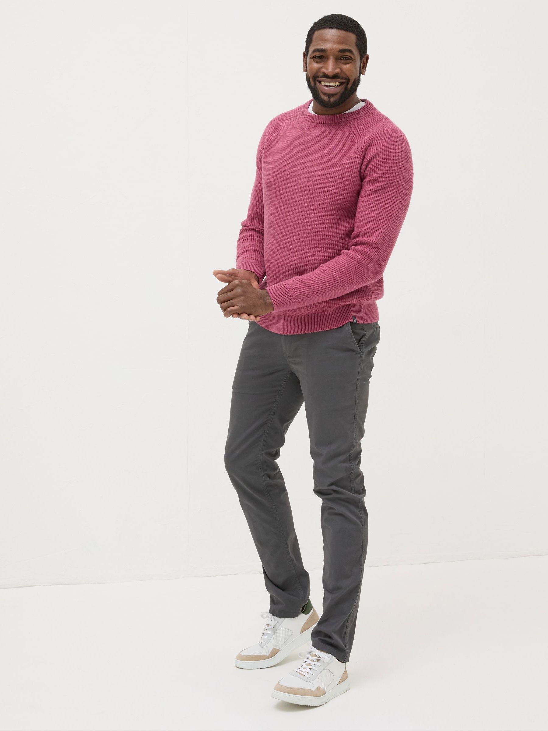 Grey Charcoal Slim Heyshott Chinos - Image 1 of 5