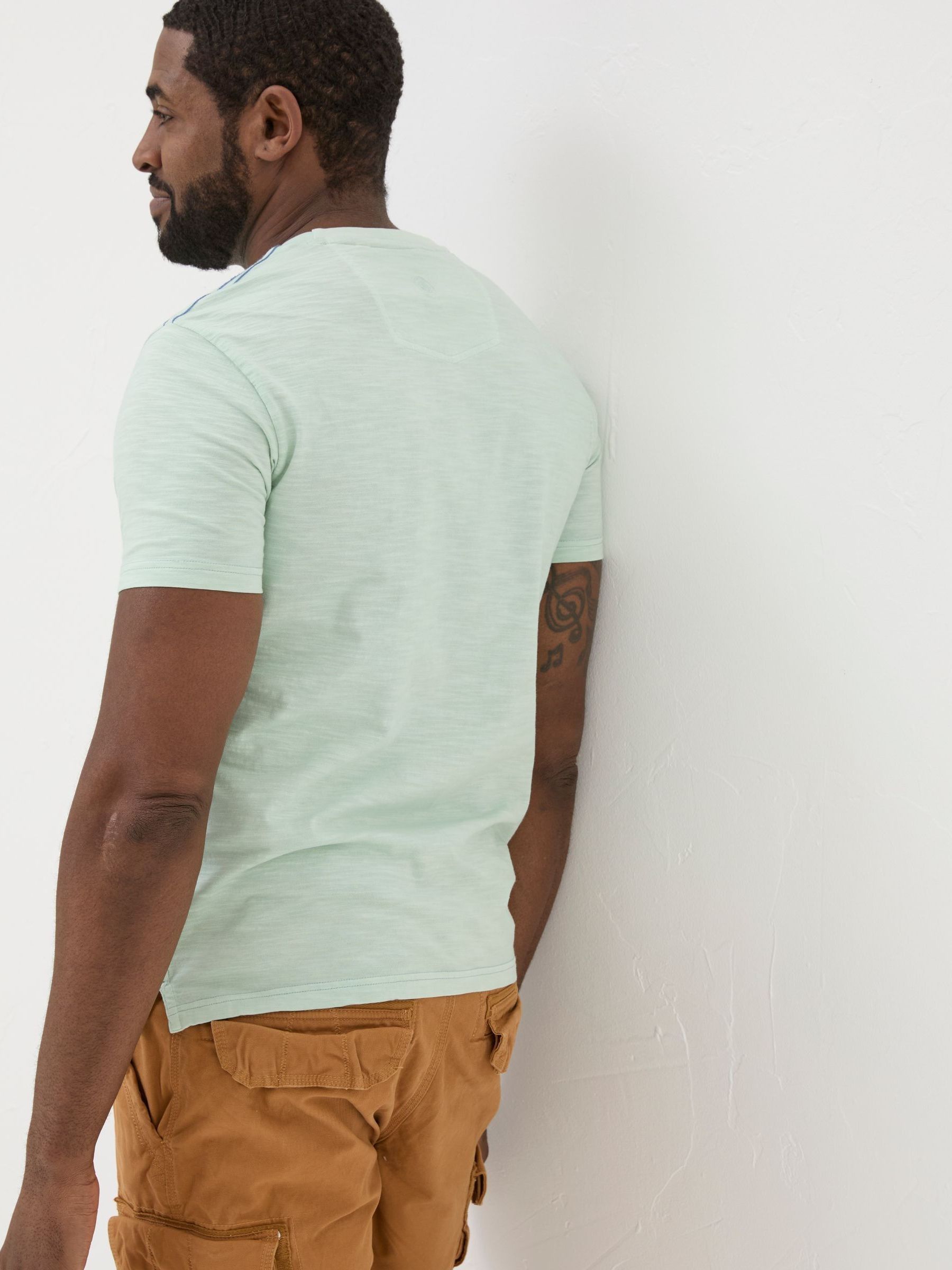 Aloa Light Green Sea Circle T-Shirt - Image 2 of 4
