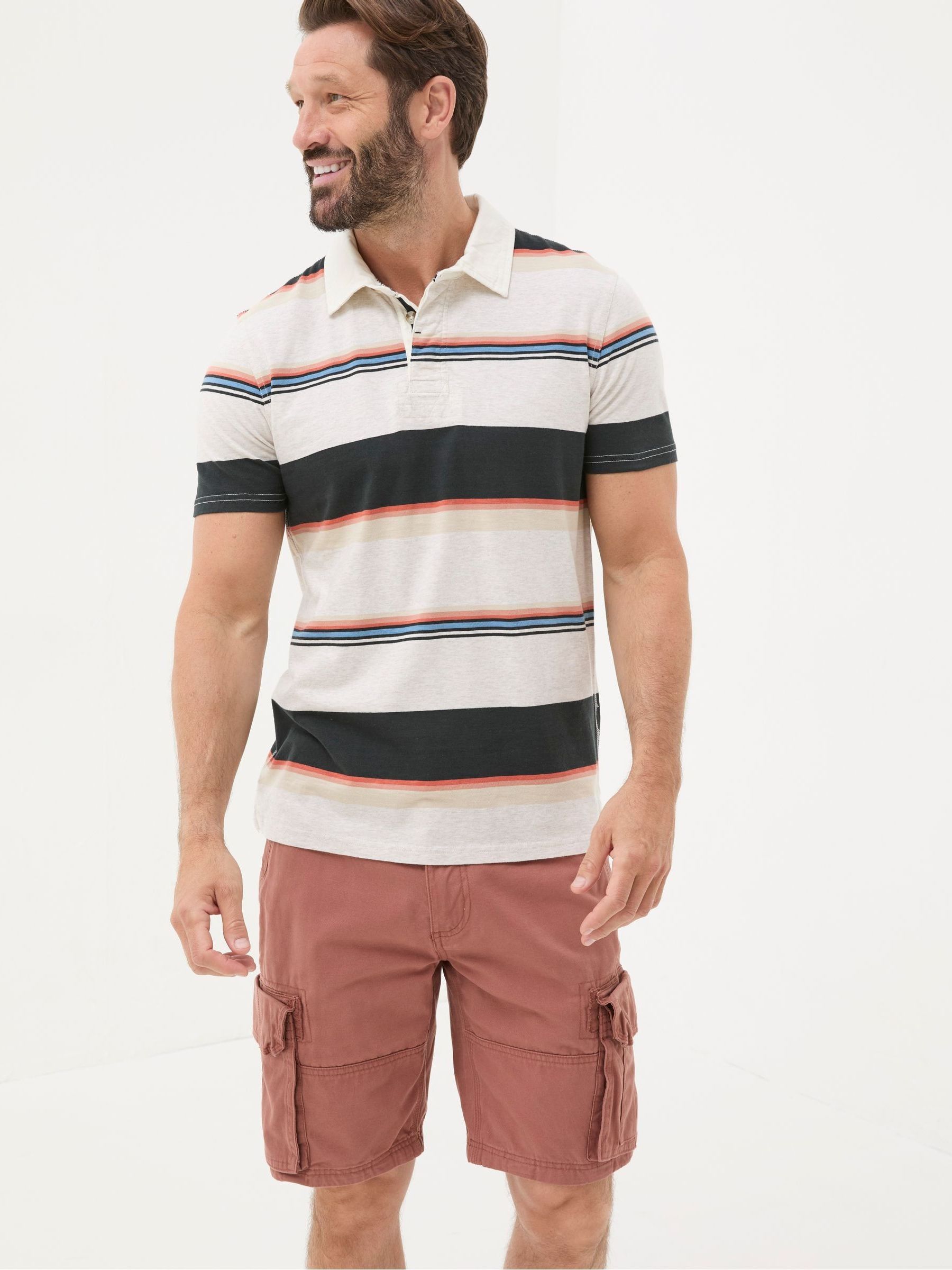 Hastings Grey Stripe Polo Shirt - Image 1 of 5