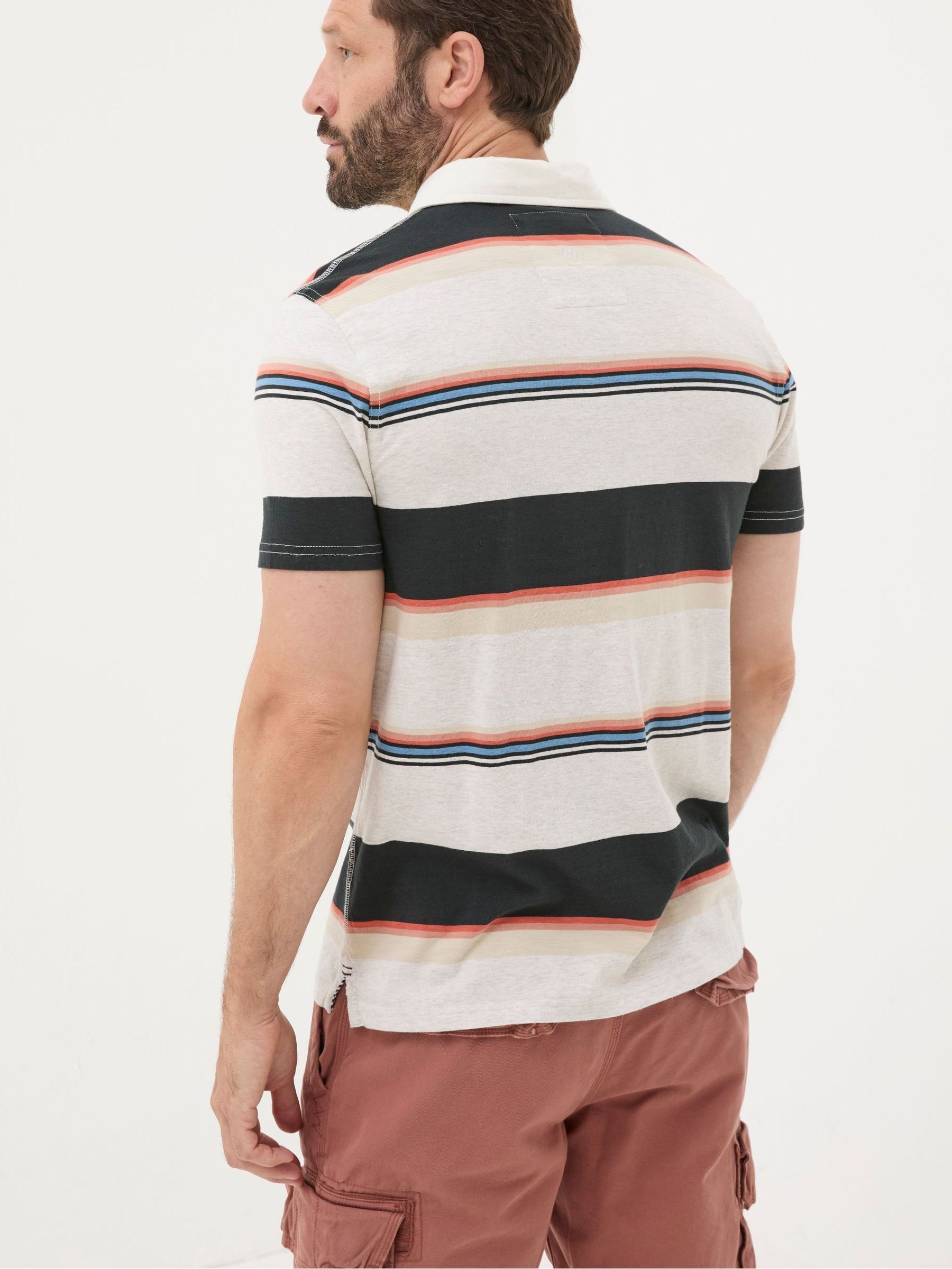 Hastings Grey Stripe Polo Shirt - Image 2 of 5