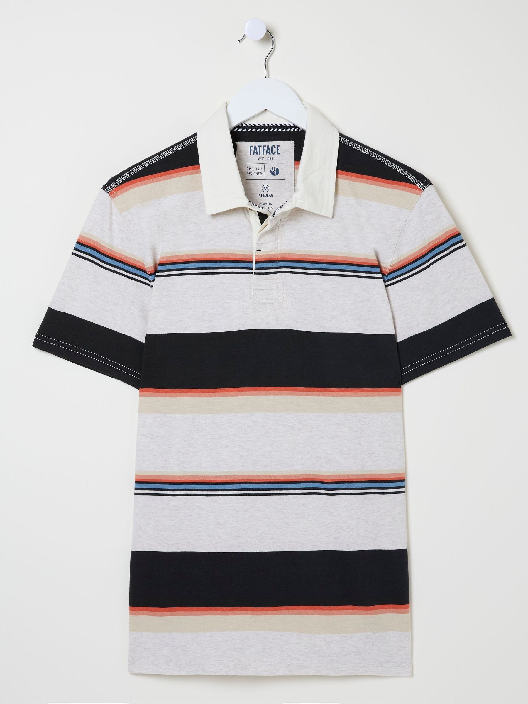 Hastings Grey Stripe Polo Shirt - Image 5 of 5