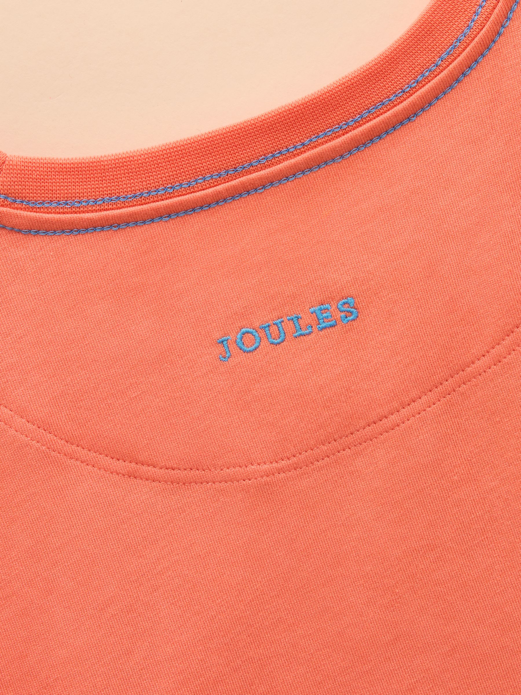 Archie Orange Cotton Short Sleeve Applique T-Shirt - Image 3 of 4