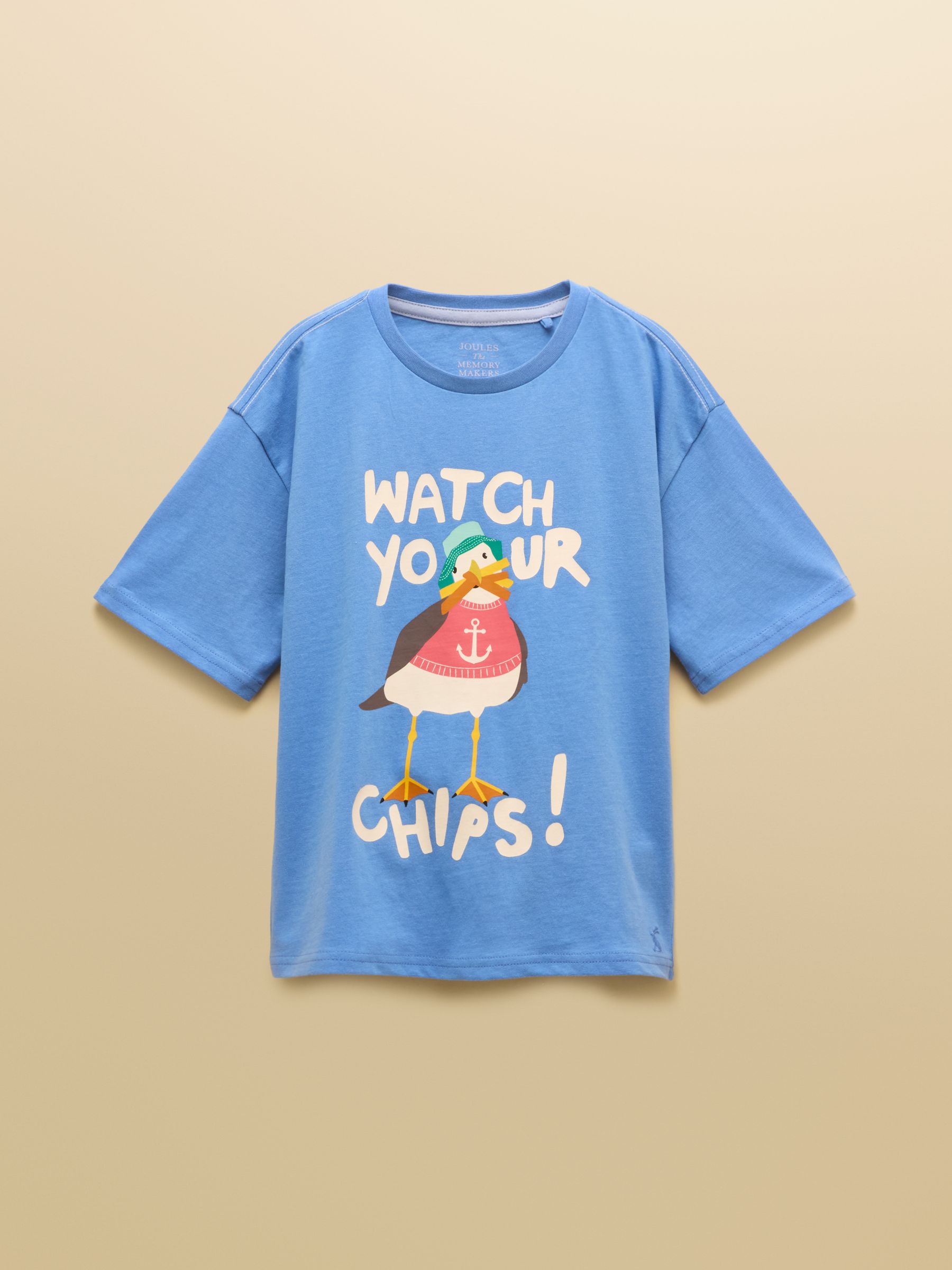 Boys' Ben Blue Short Sleeve T-Shirt - Image 1 of 6 Boys' Ben Blue Short Sleeve T-Shirt - Image 1 of 6