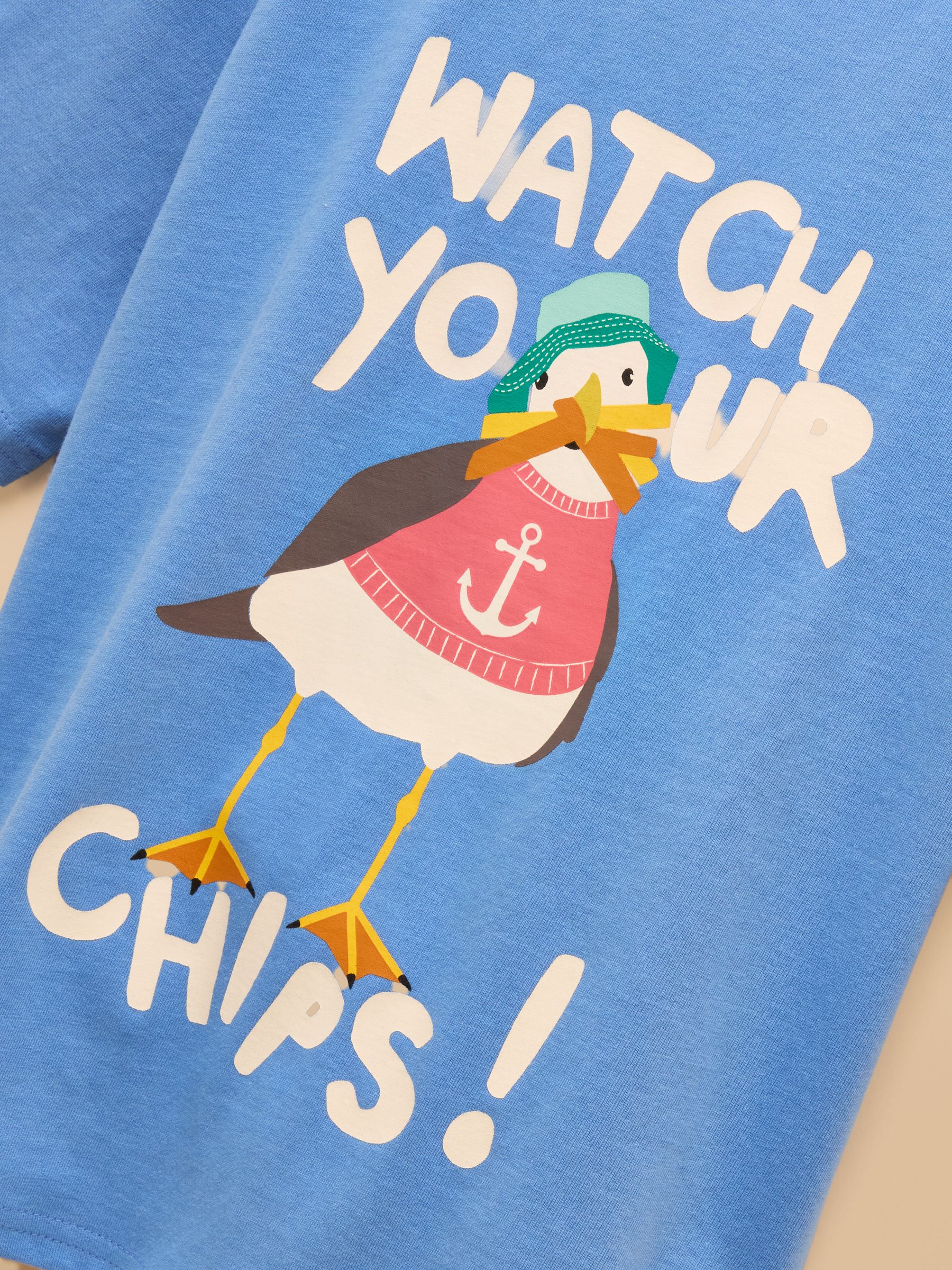 Boys' Ben Blue Short Sleeve T-Shirt - Image 3 of 6