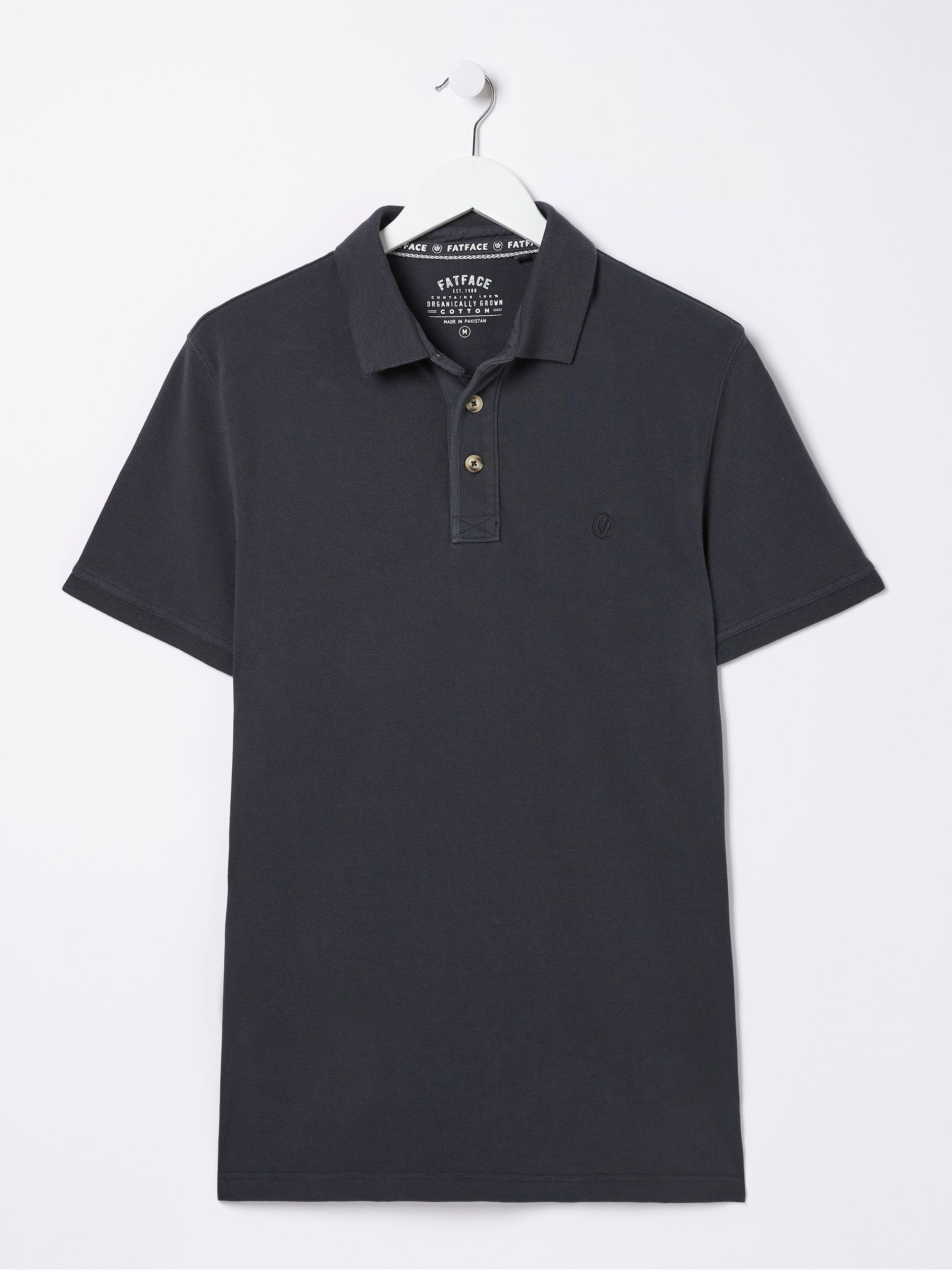 Black 100% Cotton Cotton Pique Polo Shirt - Image 5 of 5