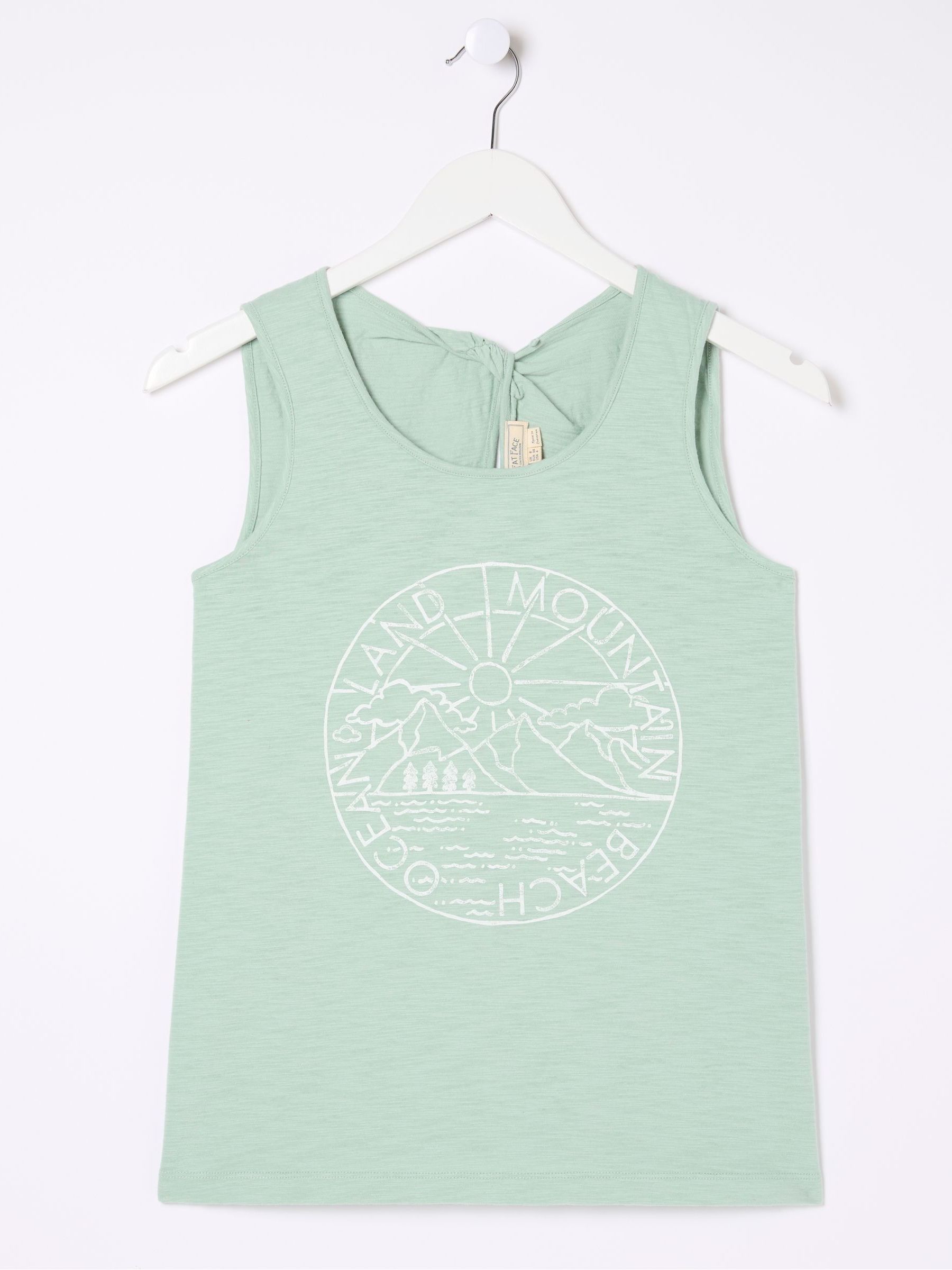 Aloa Green Land 100% Cotton Vest - Image 1 of 1