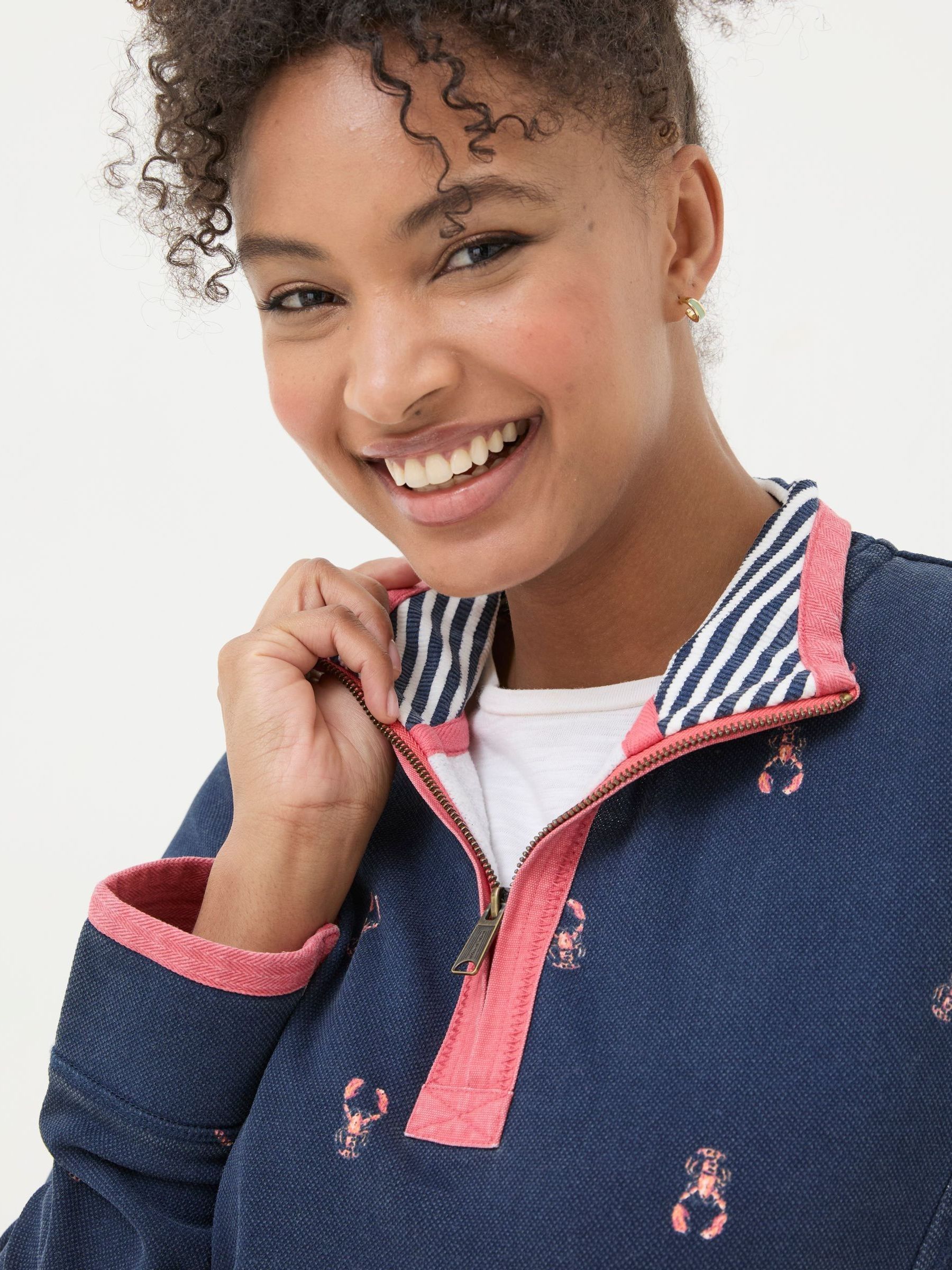 Airlie Blue Lobster Sweat Top - Image 4 of 5