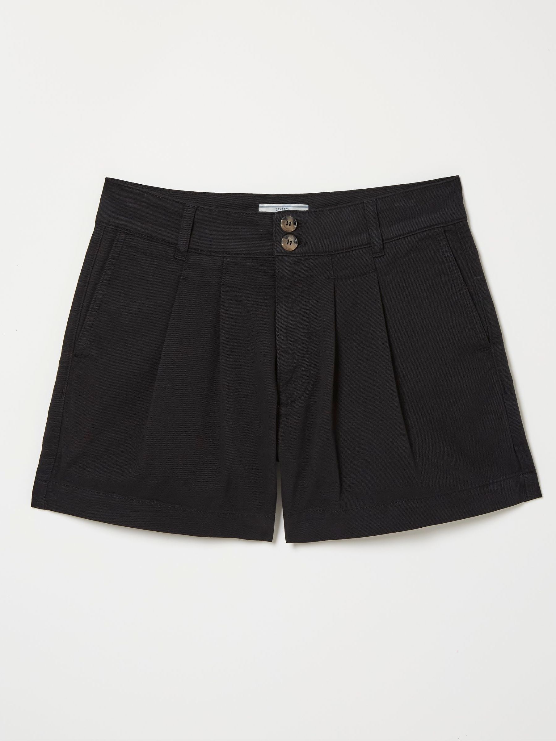 Tia Black Twill Shorts - Image 4 of 4