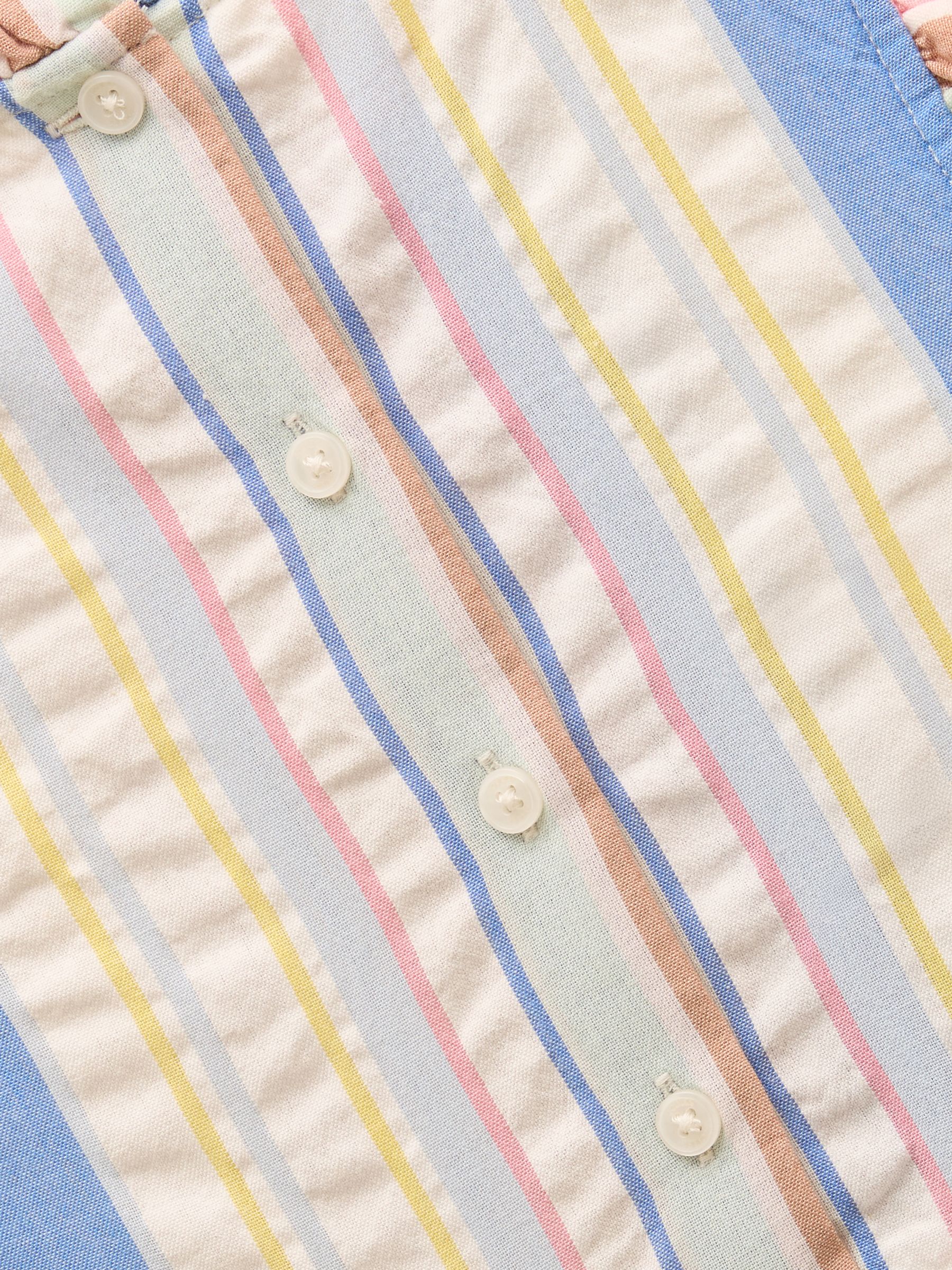 Poppie Blue & Pink Woven Midi Dress - Image 3 of 4