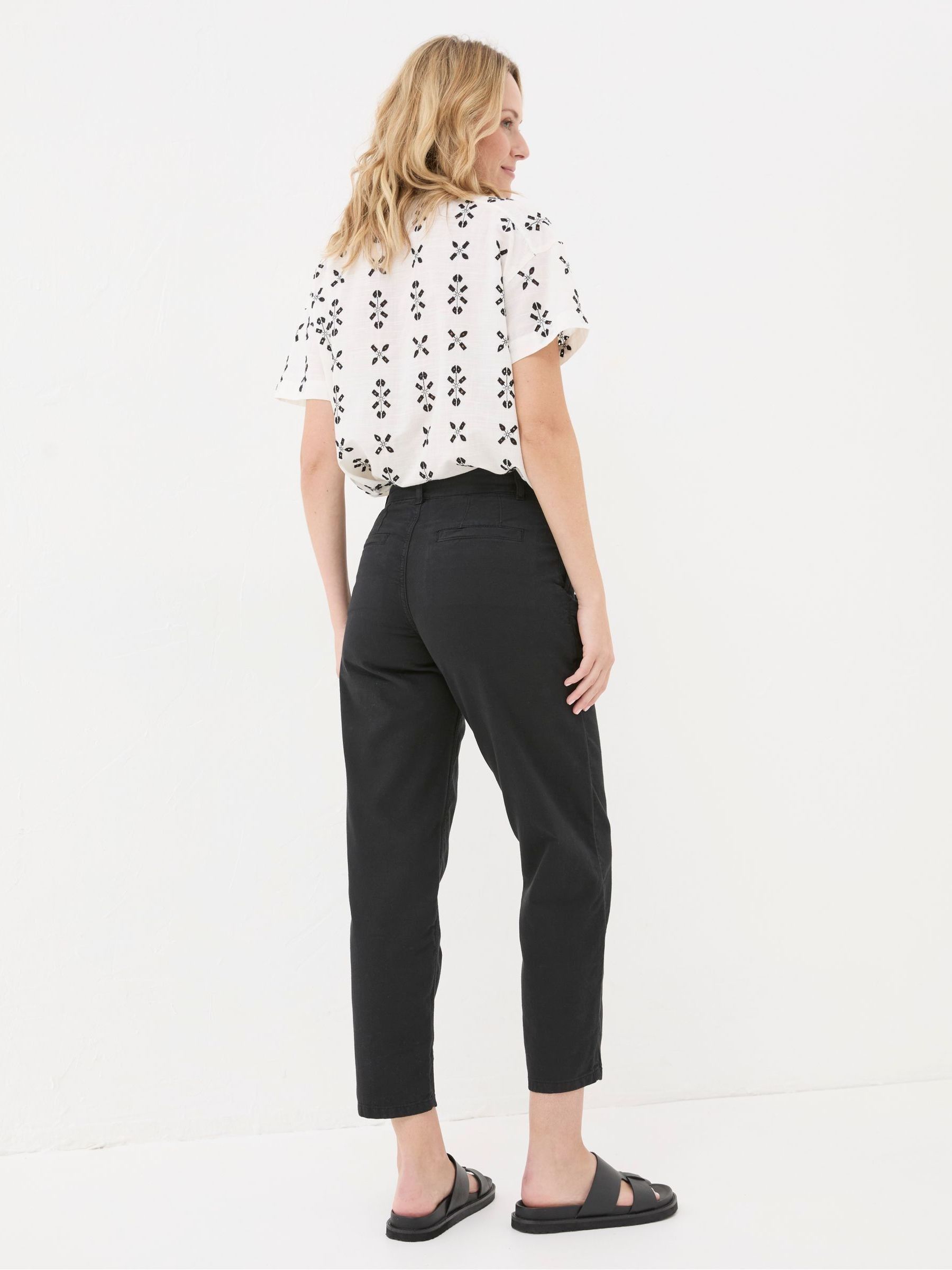 Neva Black Twill Chino Trouser - Image 2 of 5