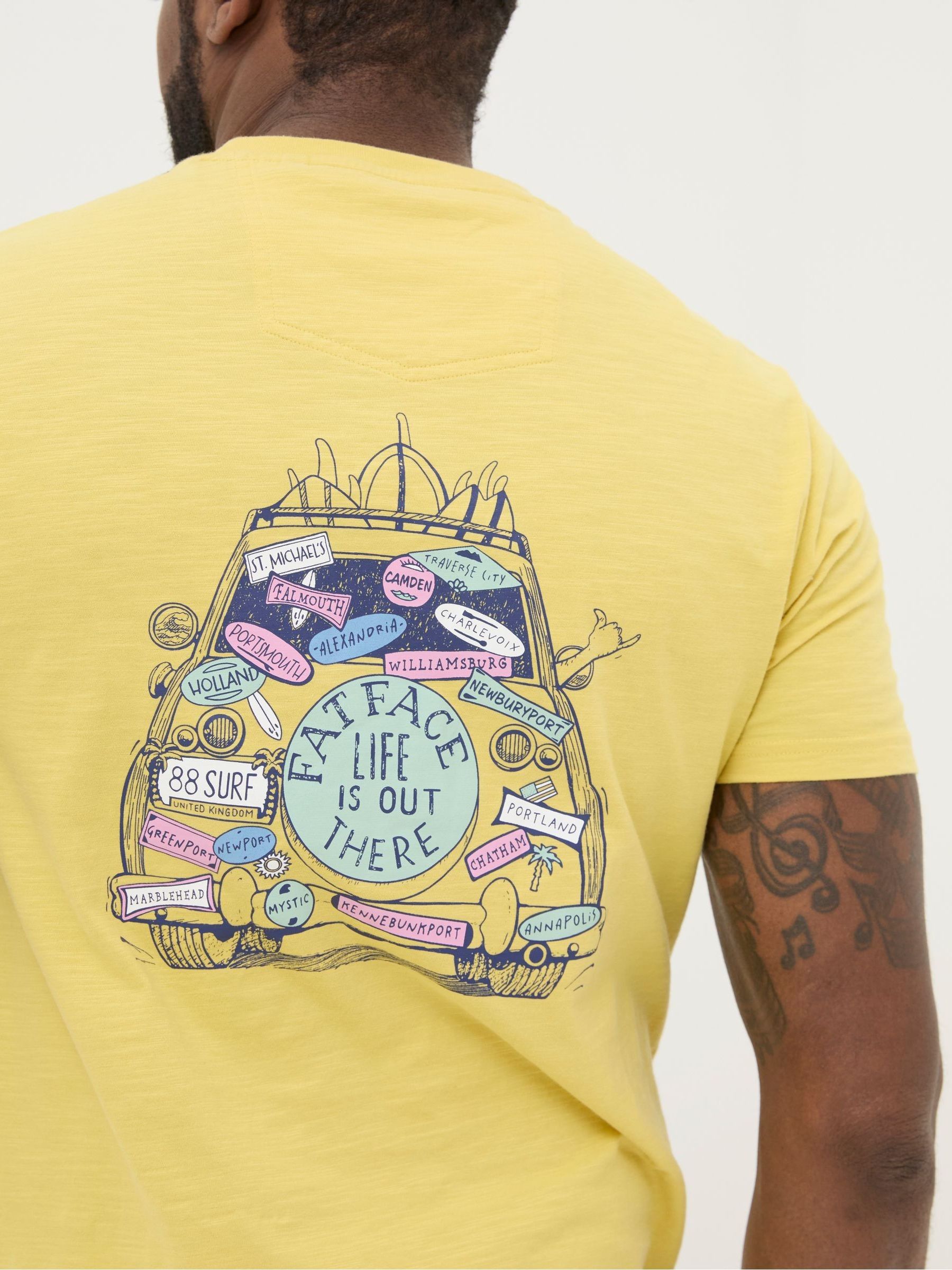 Aloa Yellow Vehicle T-Shirt - Image 3 of 6
