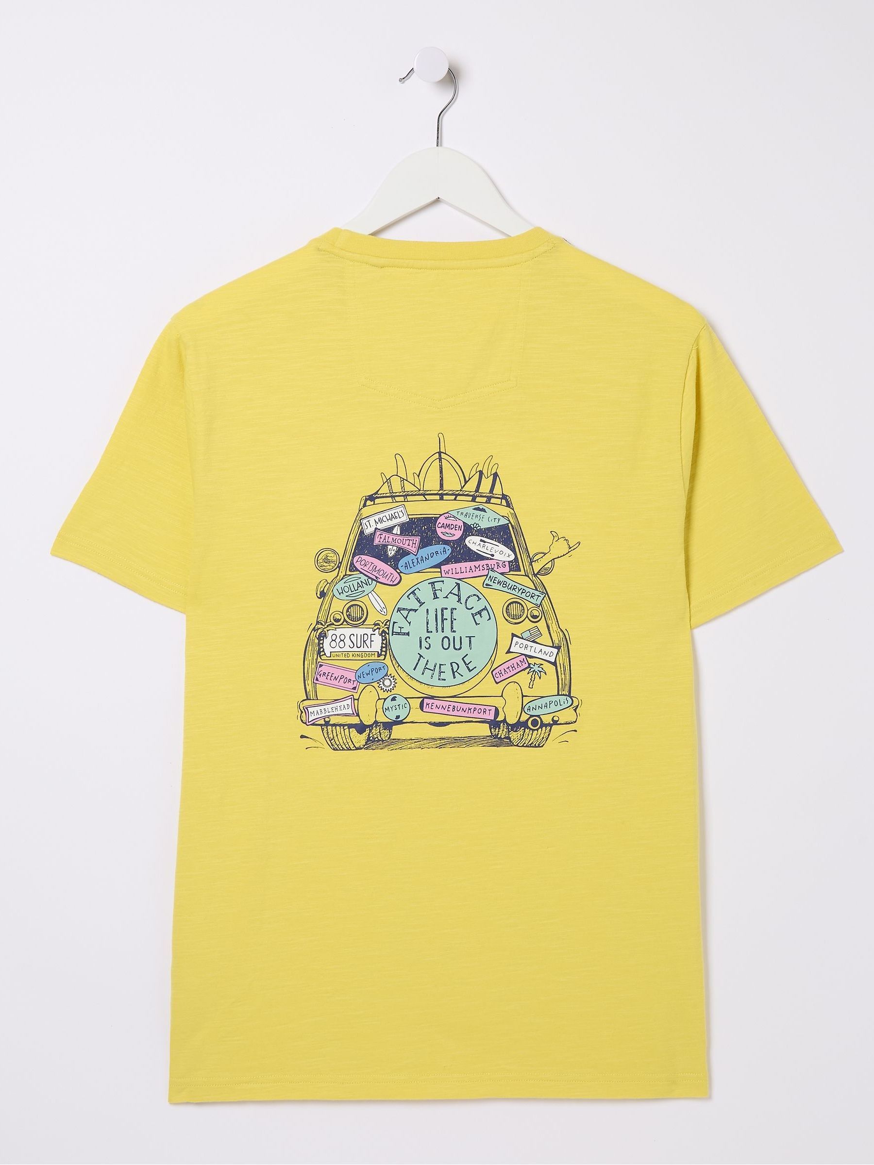 Aloa Yellow Vehicle T-Shirt - Image 6 of 6