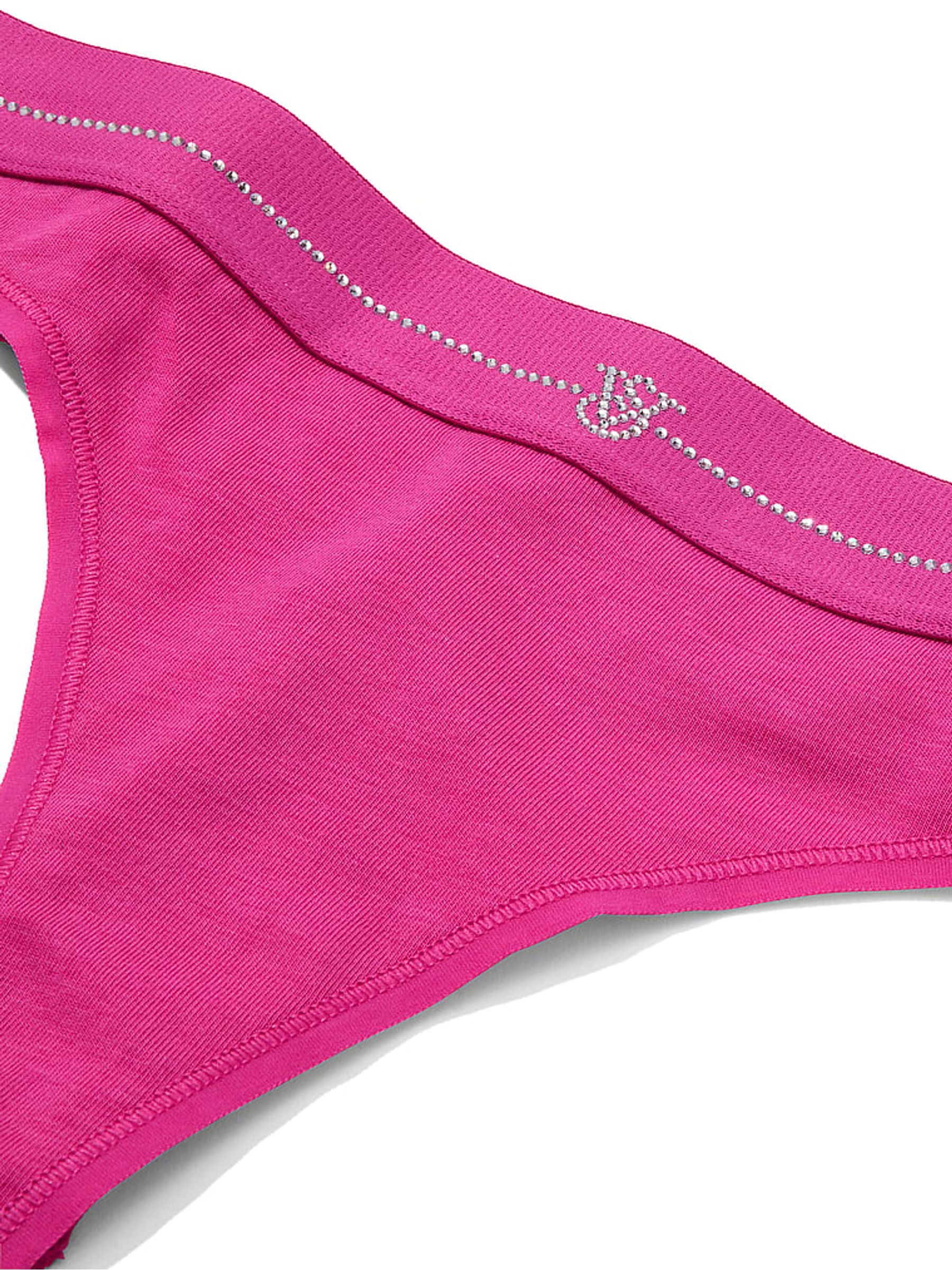 Pink Fire Thong Shine Logo Knickers - Image 3 of 3